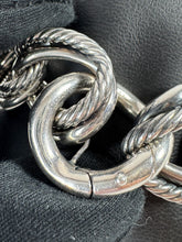David Yurman double Cable Oval Link Bracelet