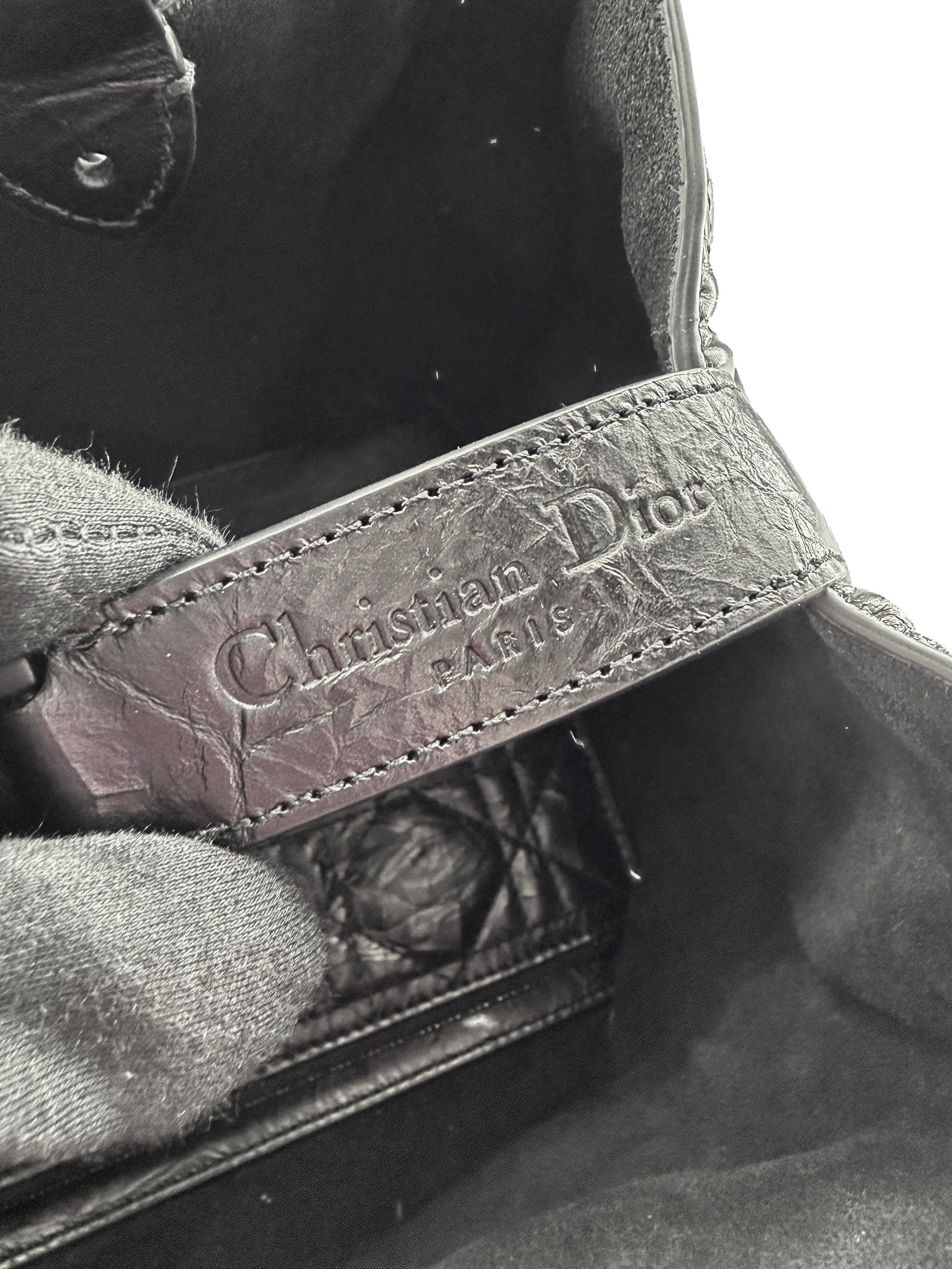 Dior black medium Toujours tote 40-MA-1223