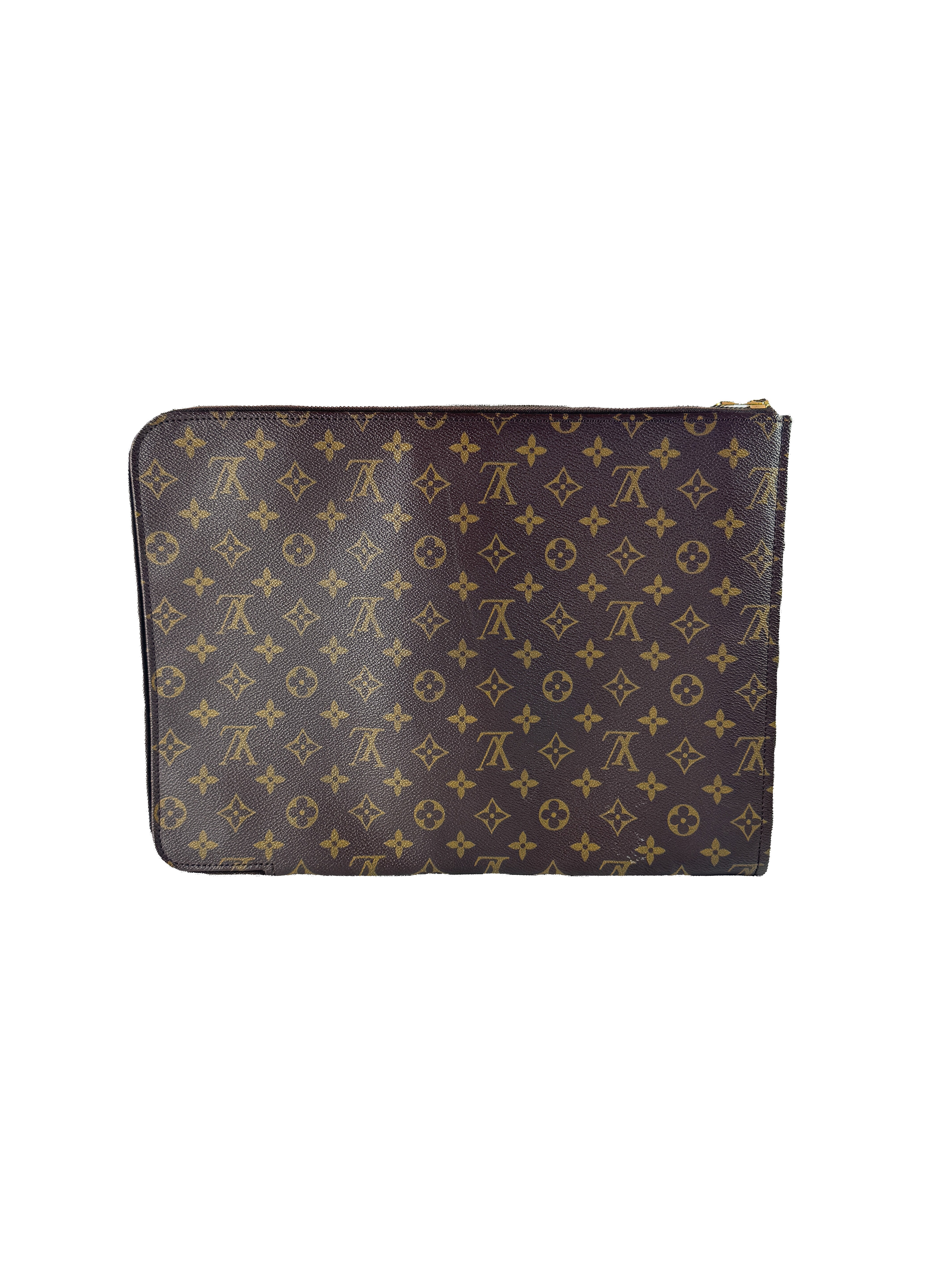 Louis Vuitton monogram porte documents case 853