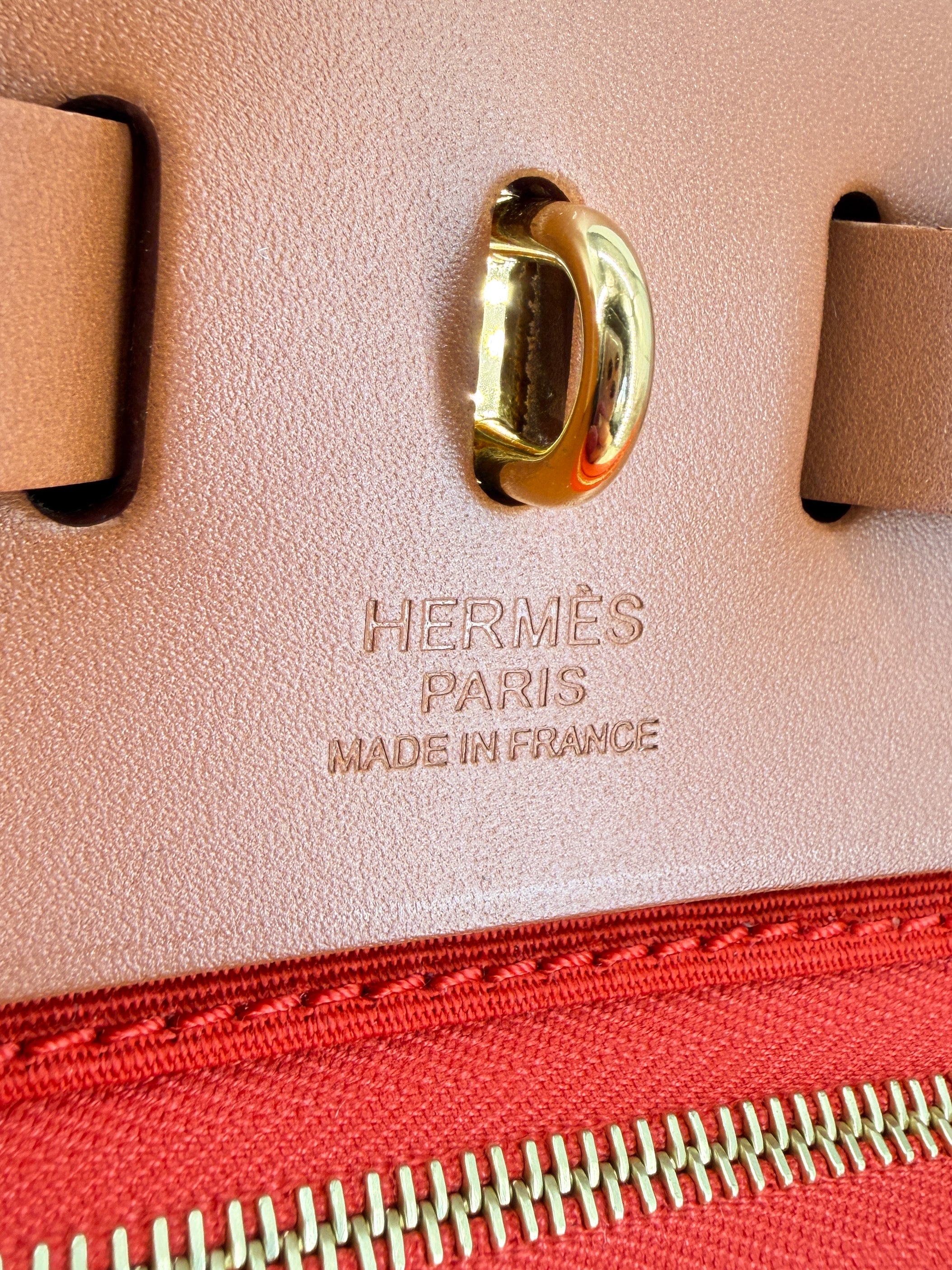 Hermès Herbag Zip 31 Rust U TS 011 AU