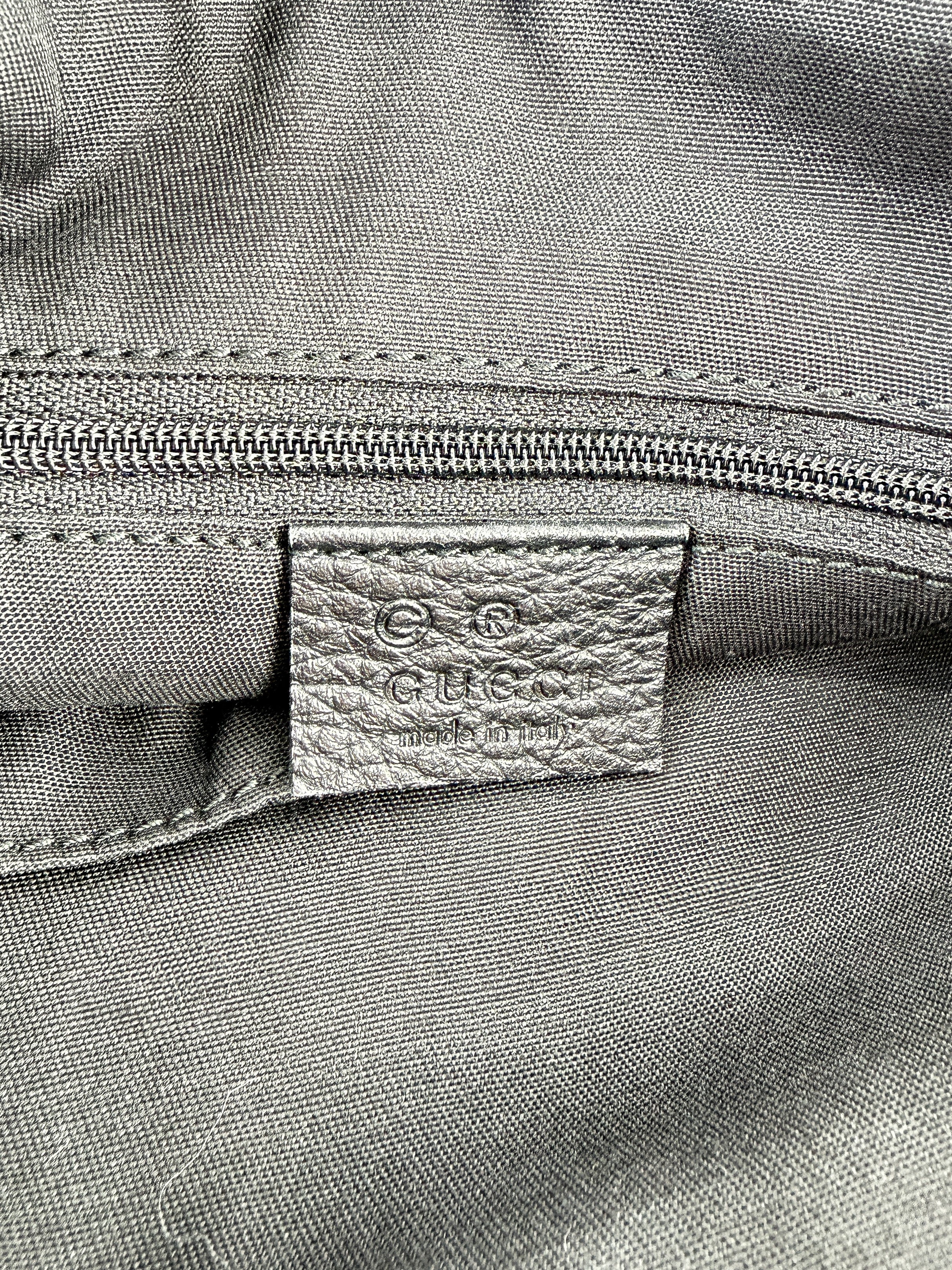 Gucci black signature GG canvas Small Abbey D Ring crossbody 265691 002058