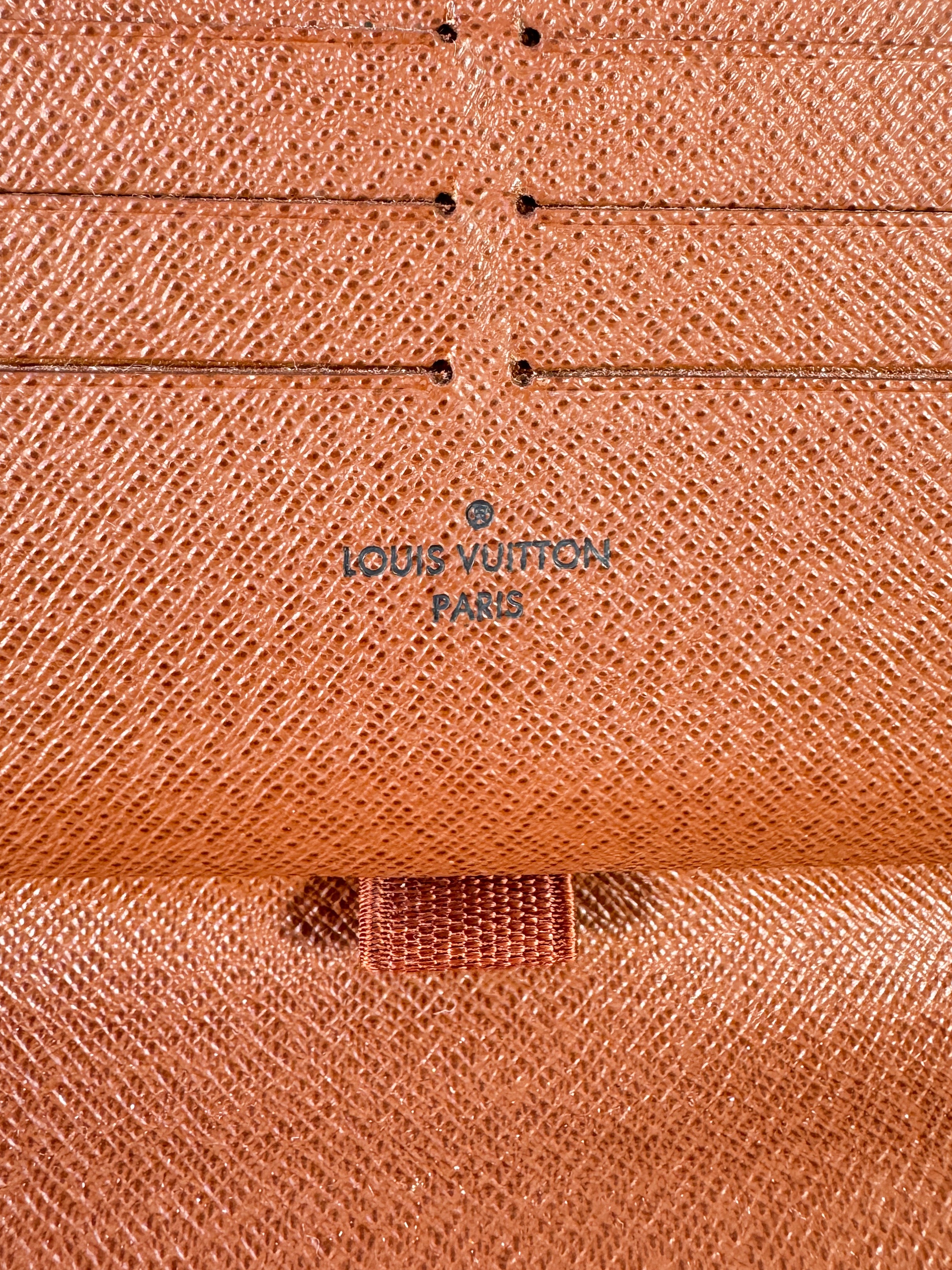 Louis Vuitton monogram organizer zippy wallet SD0152