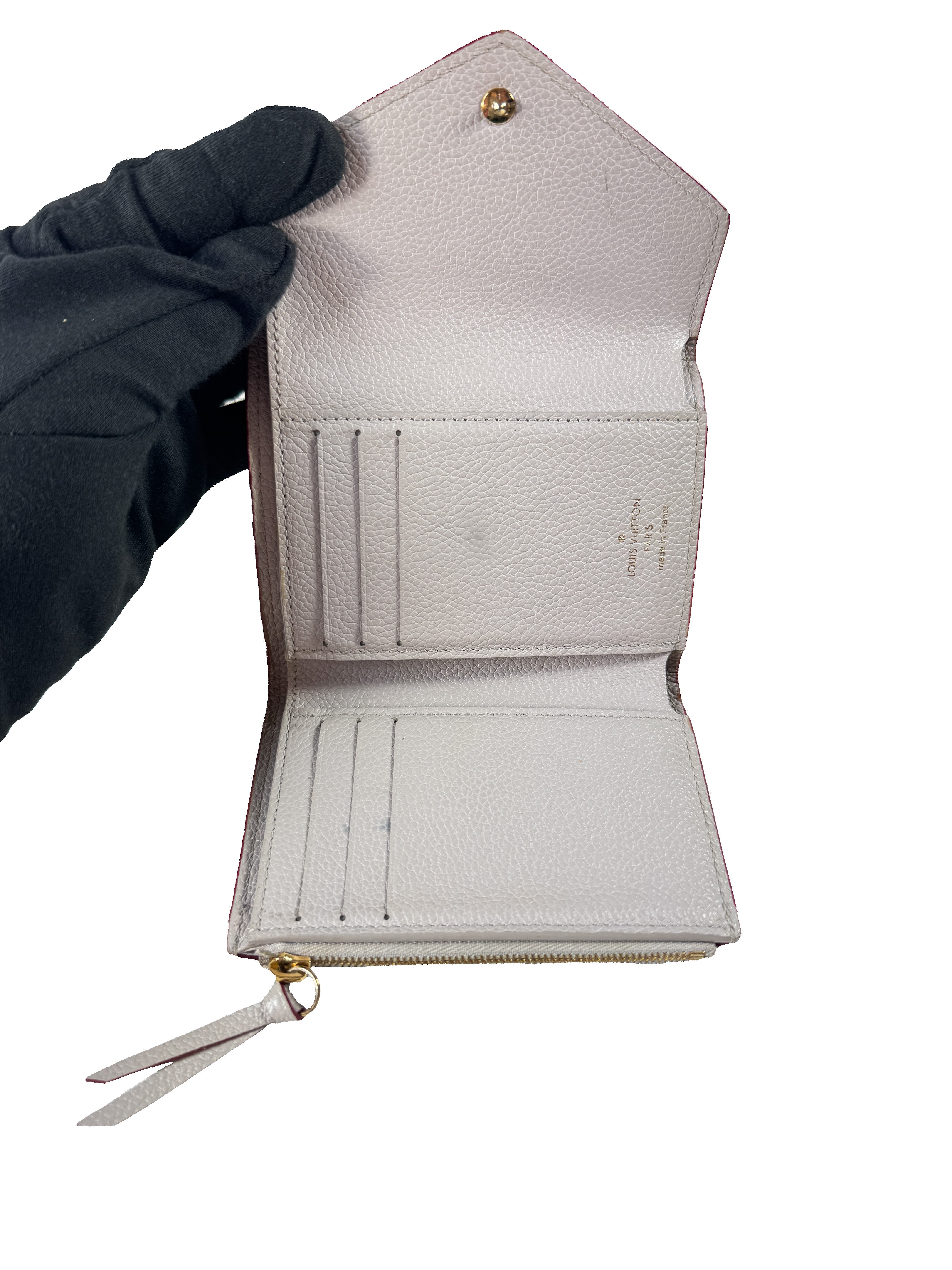 Louis Vuitton monogram gray empreinte Victorine wallet  SP0230