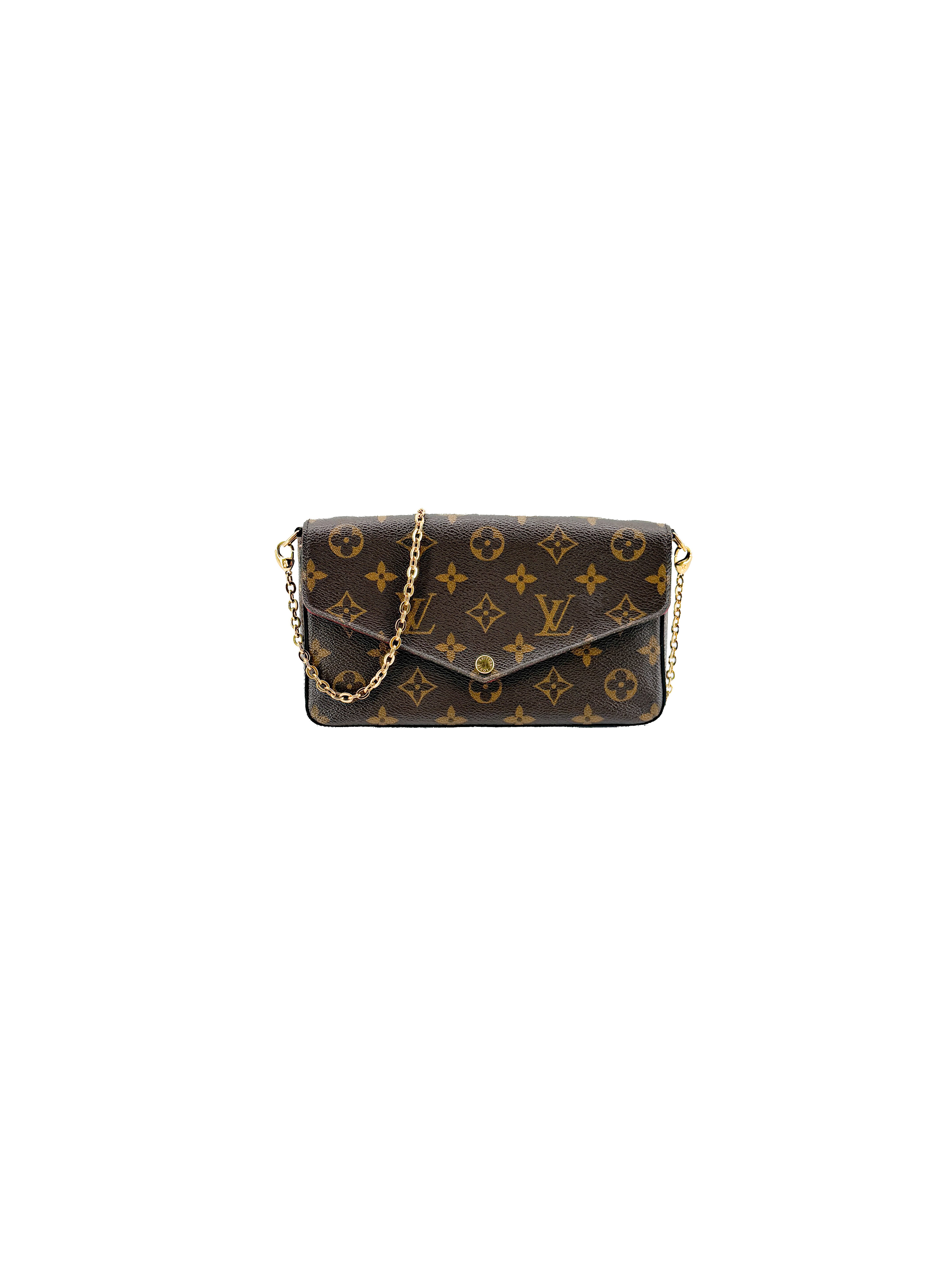 Louis Vuitton monogram Felicie Pochette w/inserts CA2188