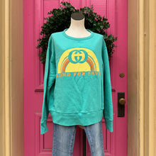 Gucci teal blind for love sweatshirt size XL **as is**