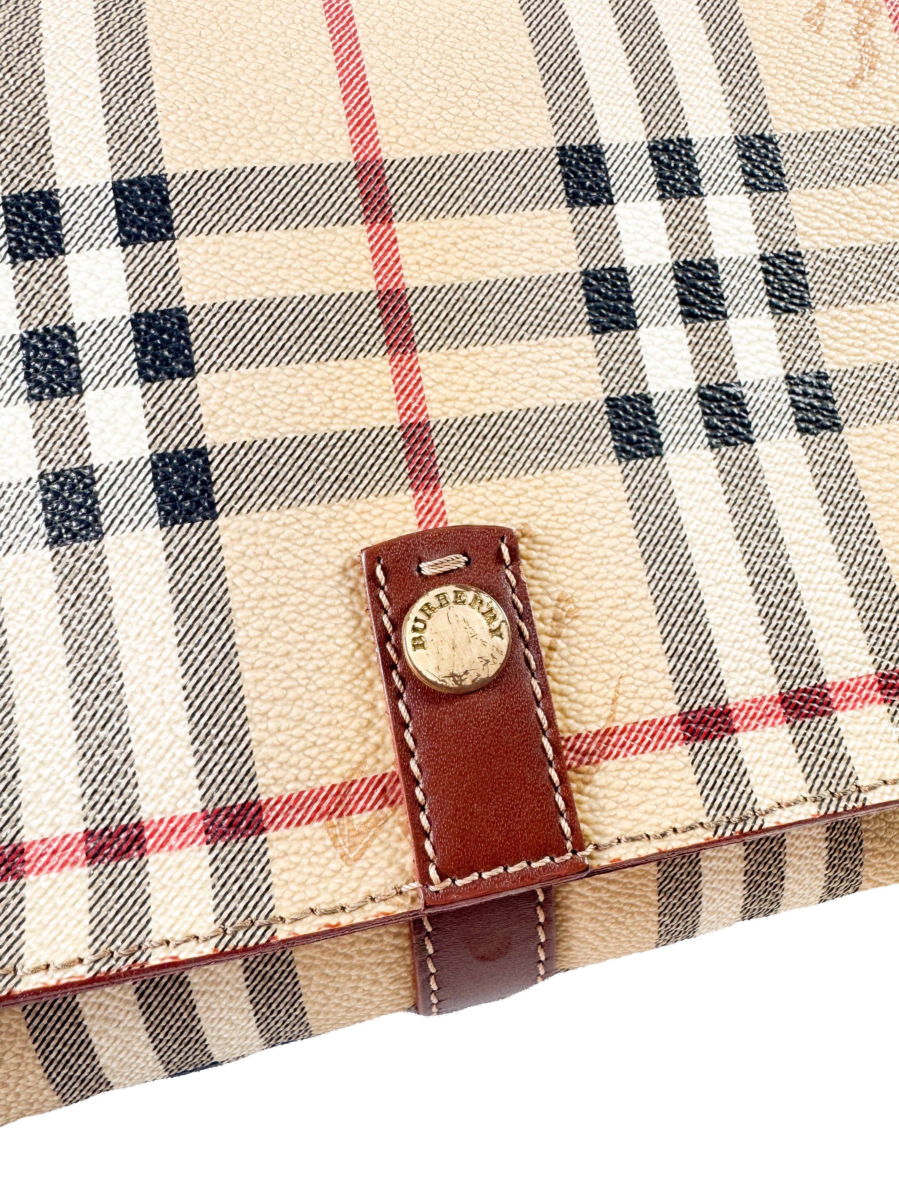 Burberry nova check shoulder bag T-03-1