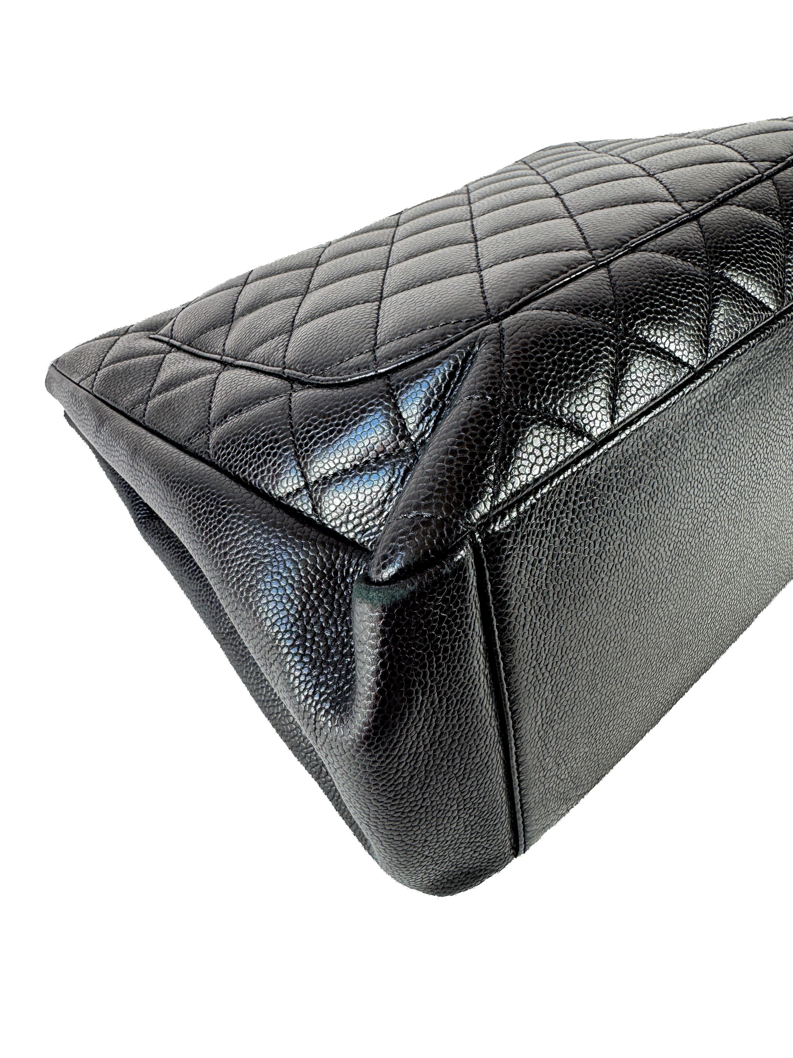 Chanel GST Grand Shopper Black Caviar Tote 13143709