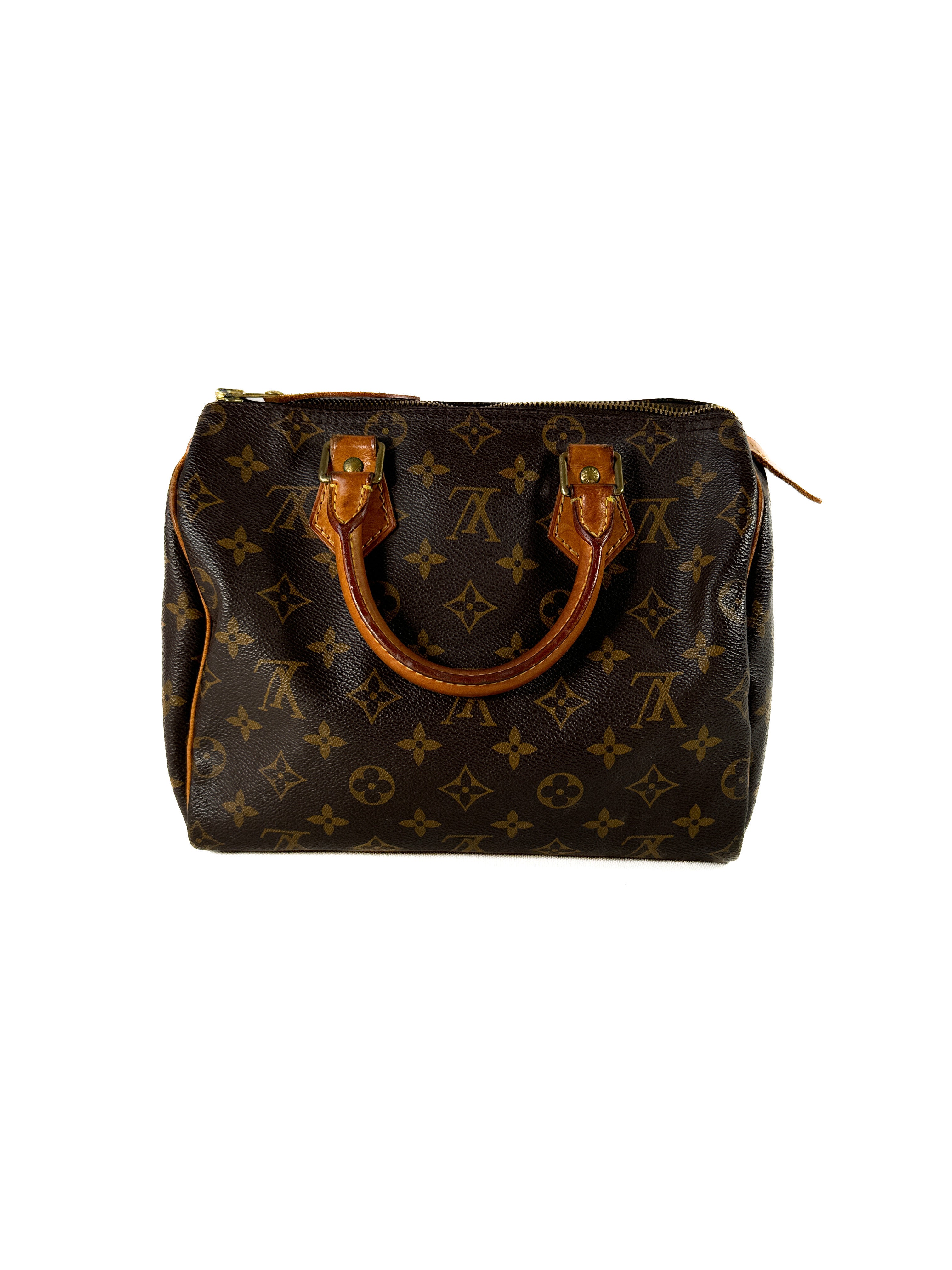 Louis Vuitton monogram speedy 25 SD0929 w/vintage strap