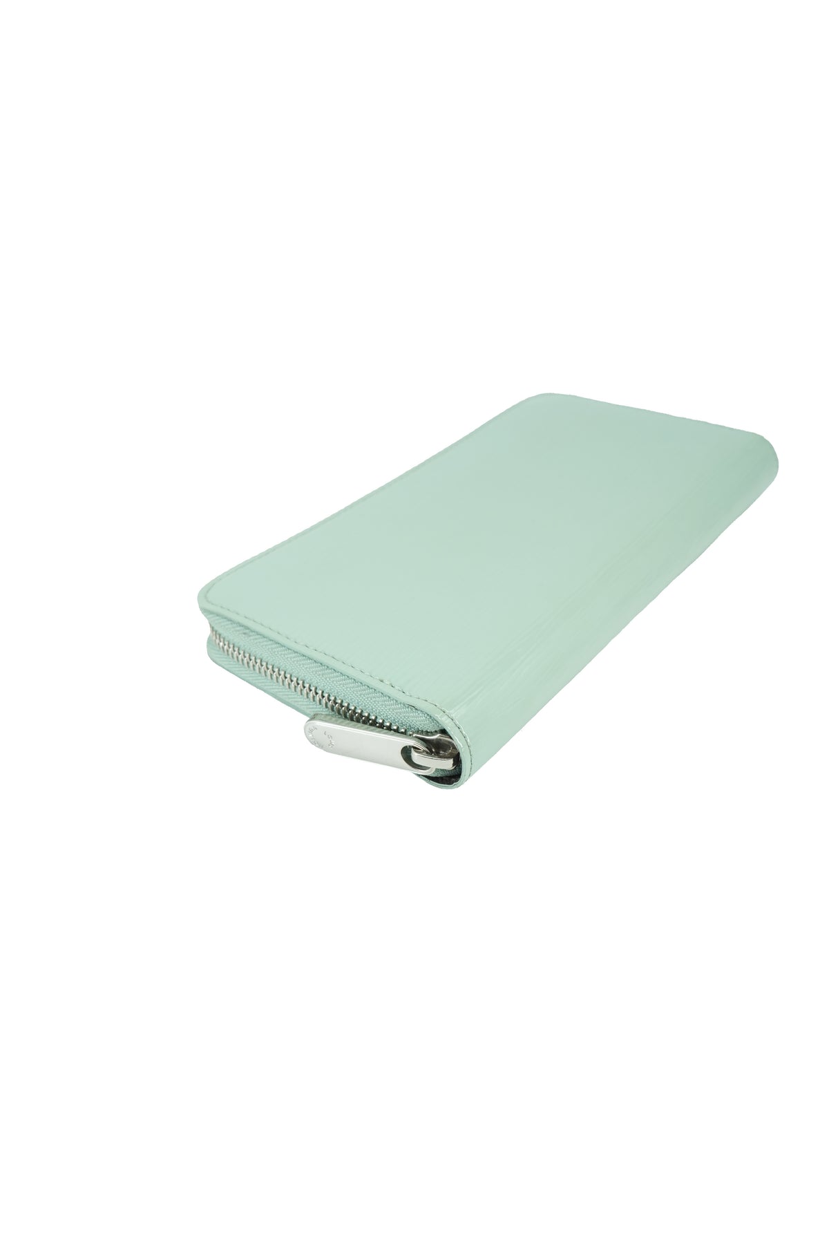Louis Vuitton light green epi electric wallet CA0162