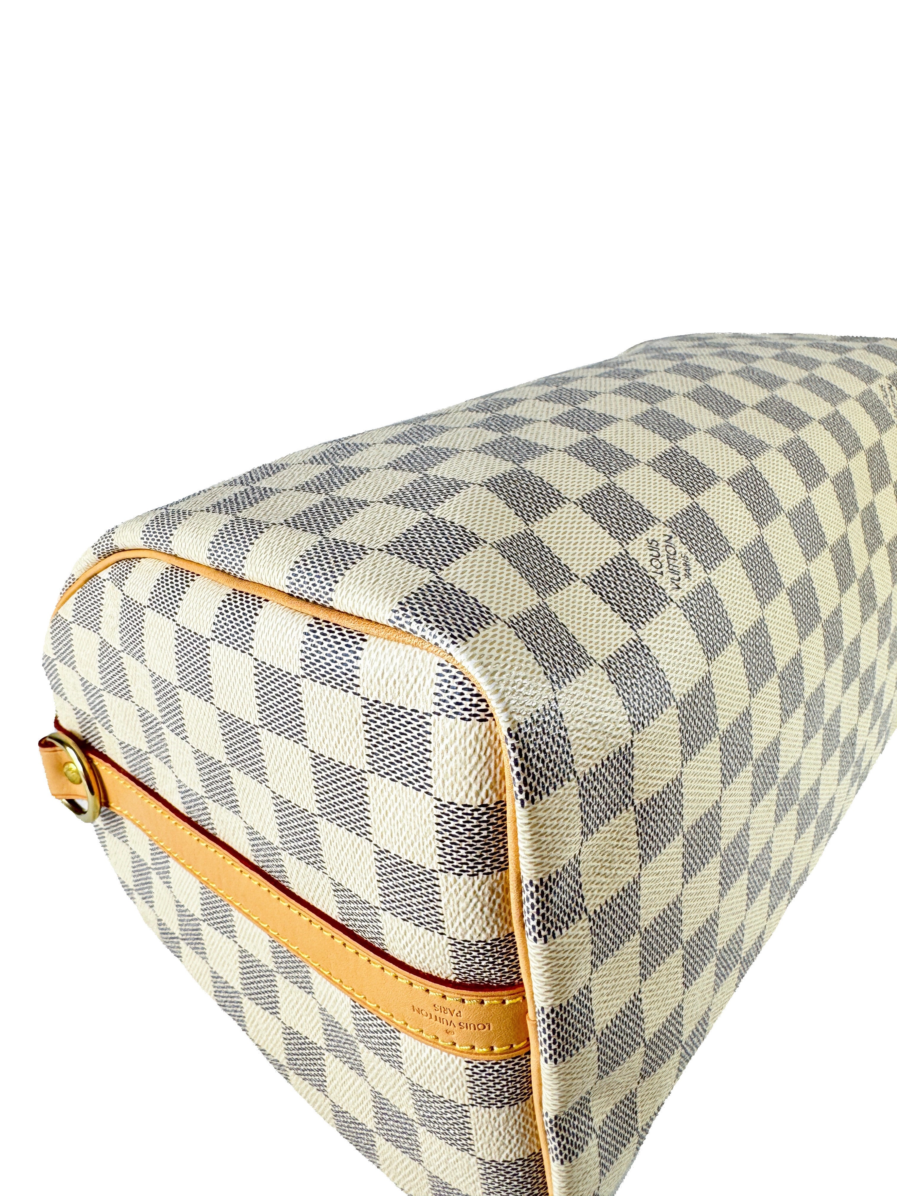 Louis Vuitton damier azur Speedy 30 bandouliere SD4147