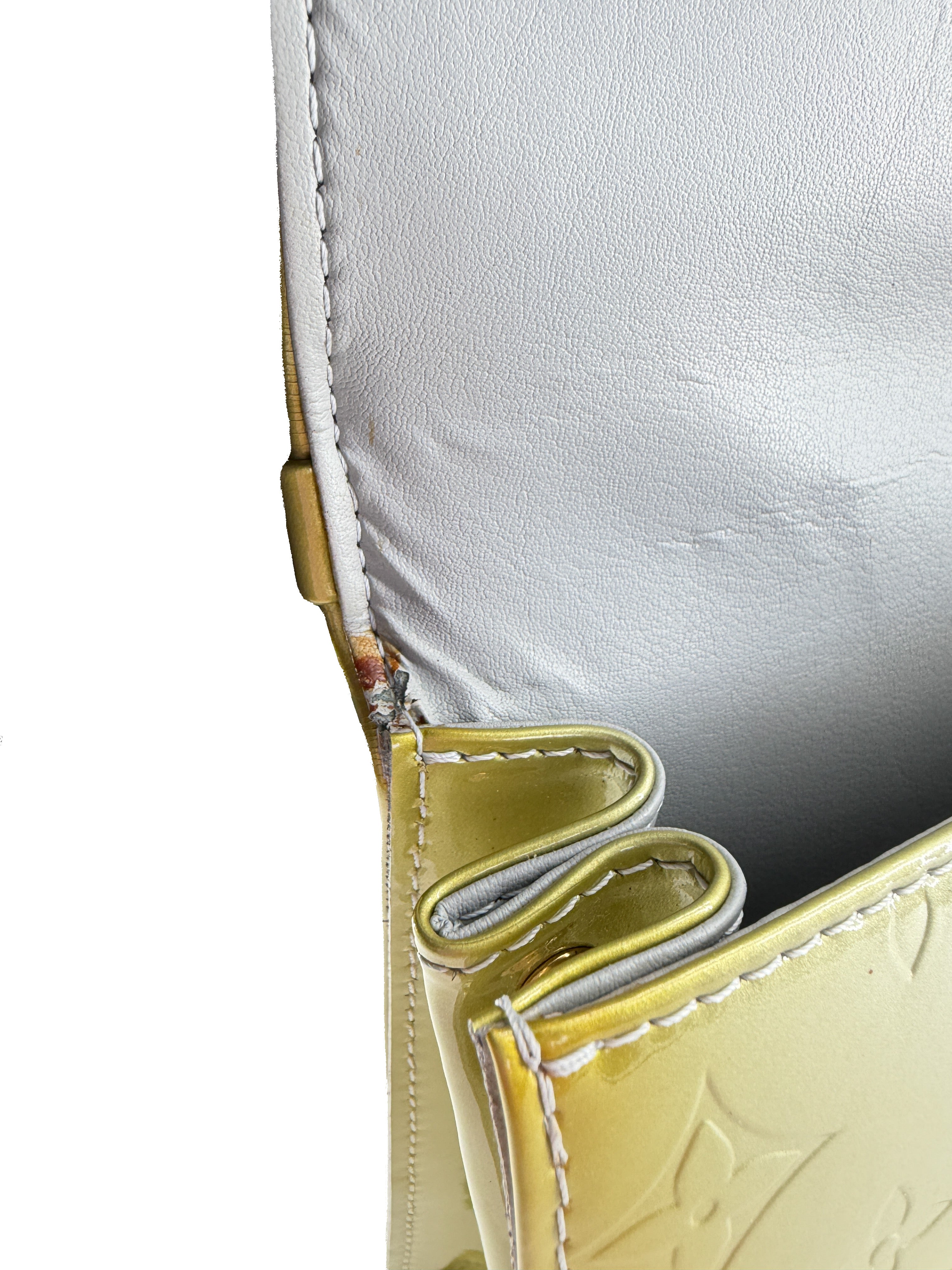 Louis Vuitton green vernis monogram Spring Street VI0021