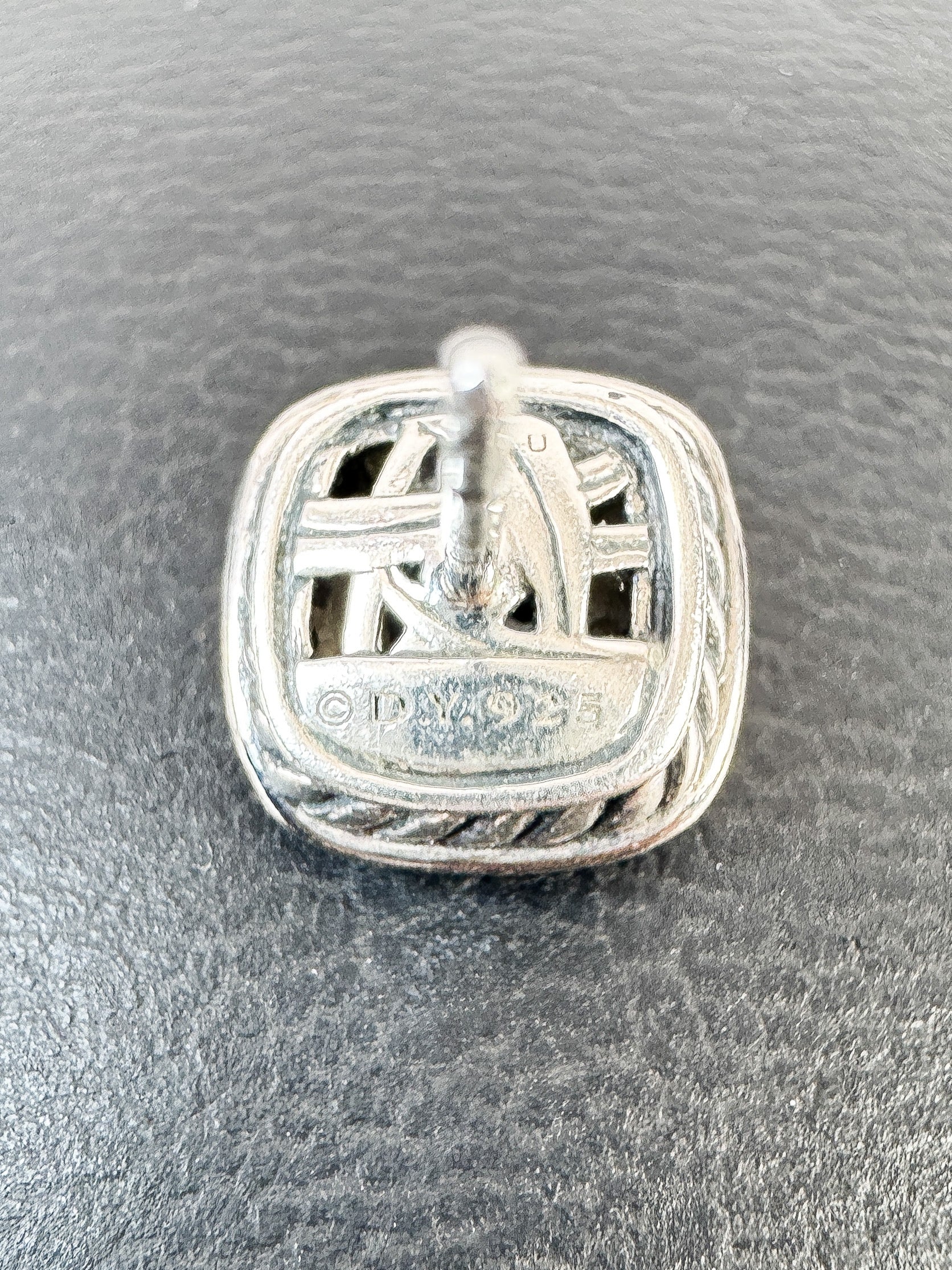 David Yurman Black Diamond Mosaic Pavé Albion Earrings