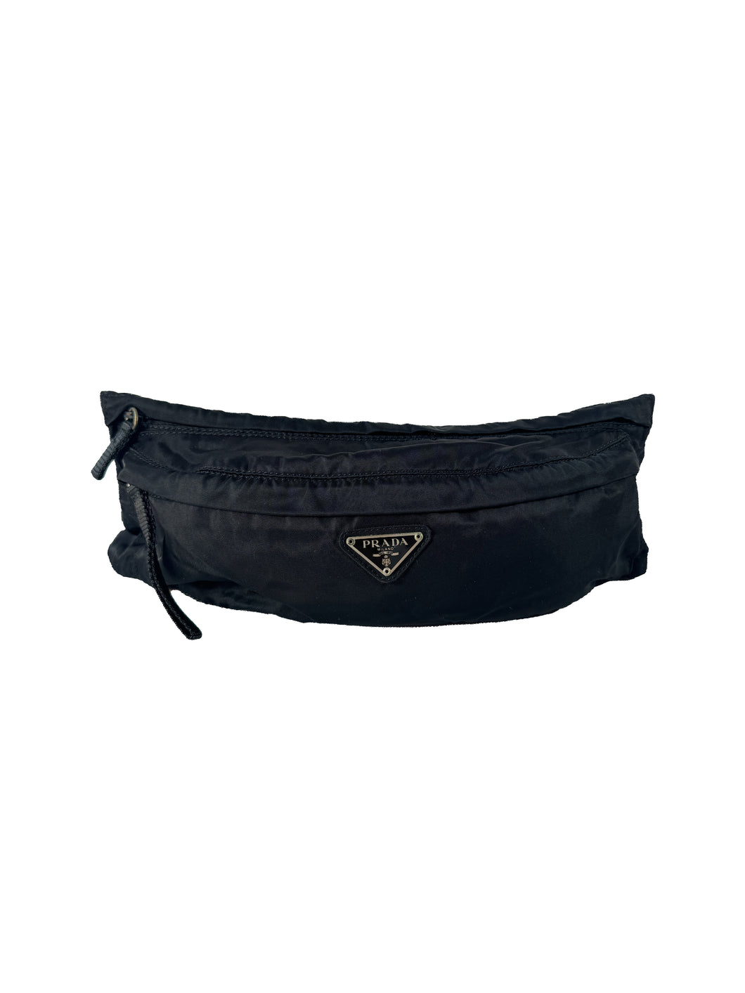 Prada Tessuto black nylon belt bag