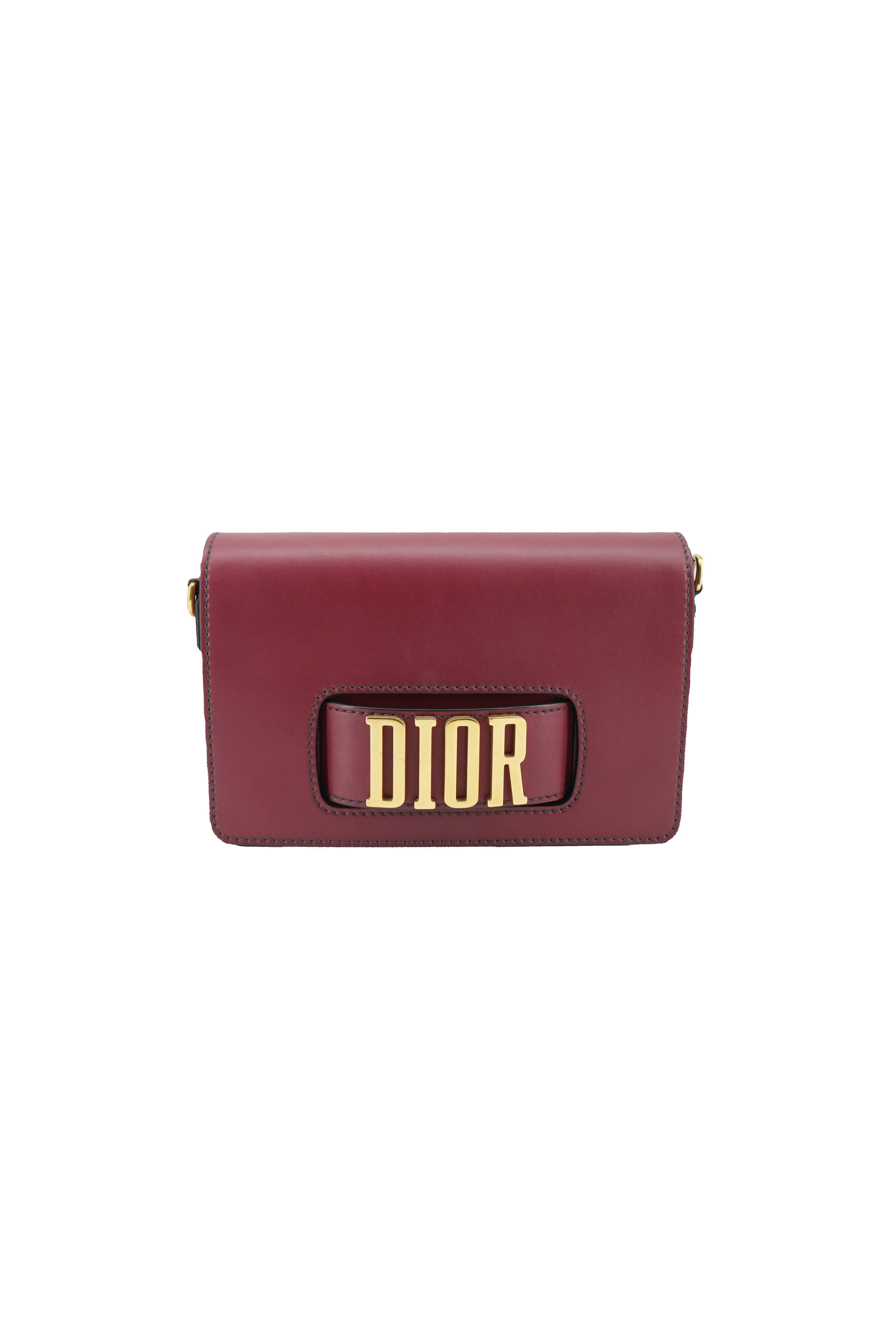 Dior red Dio(r)evloution flap bag 19-MA-0157