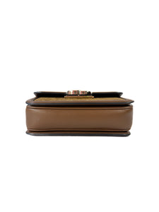 Gucci brown suede GG small Go bag 650815