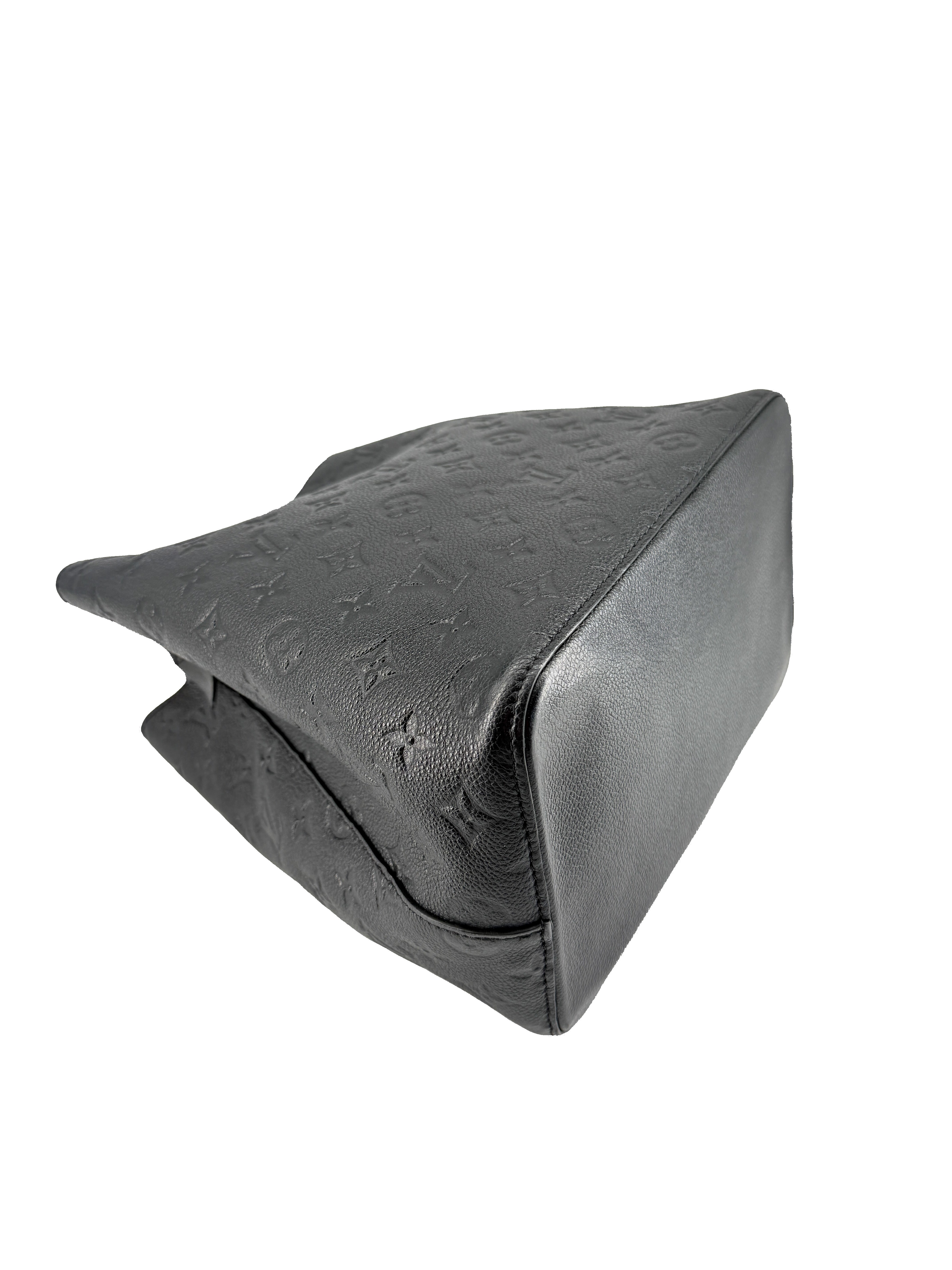 Louis Vuitton black empreinte leather NeoNoe MM NFC