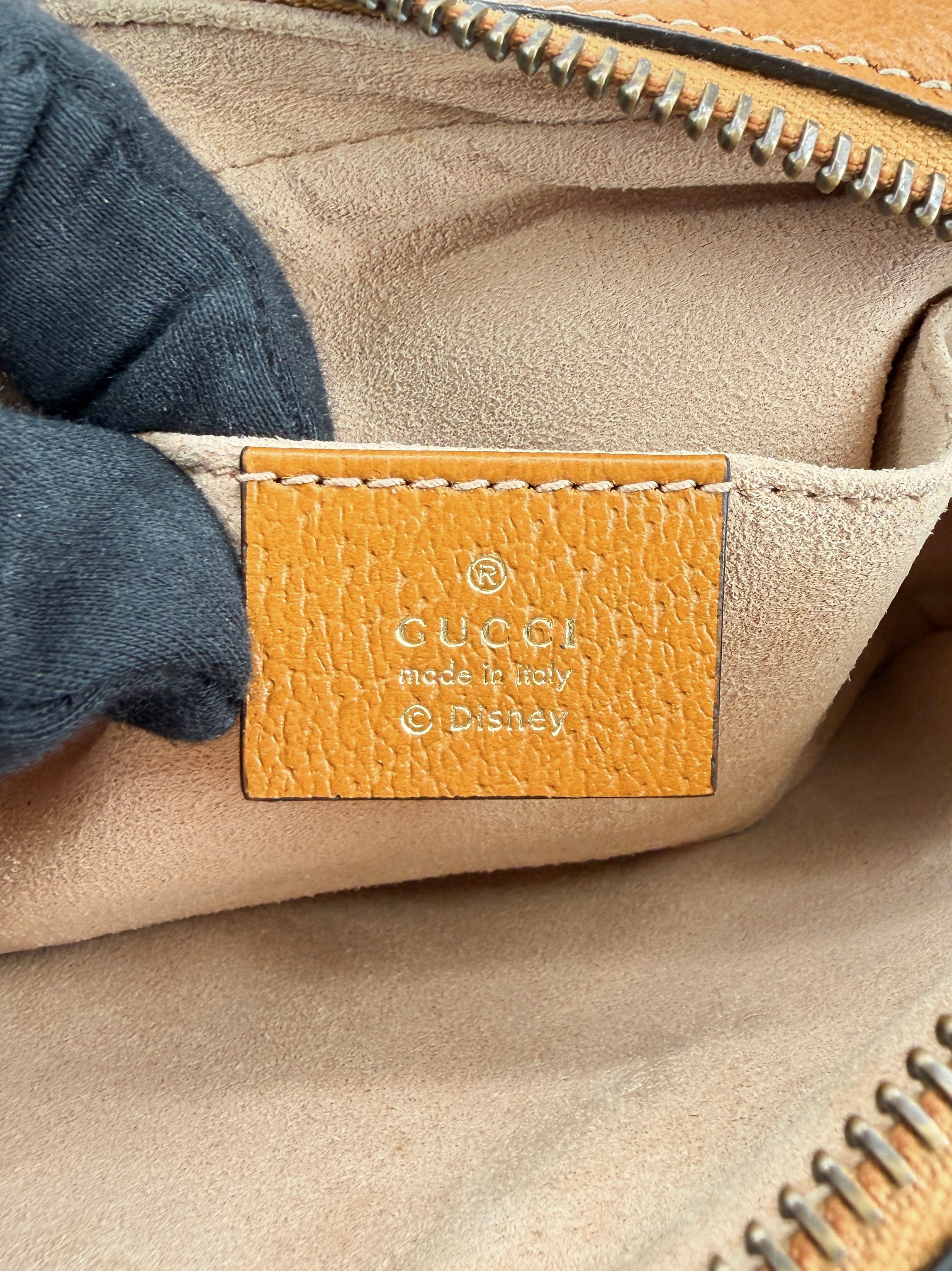 Gucci brown micro GG Mickey crossbody 602536 584046