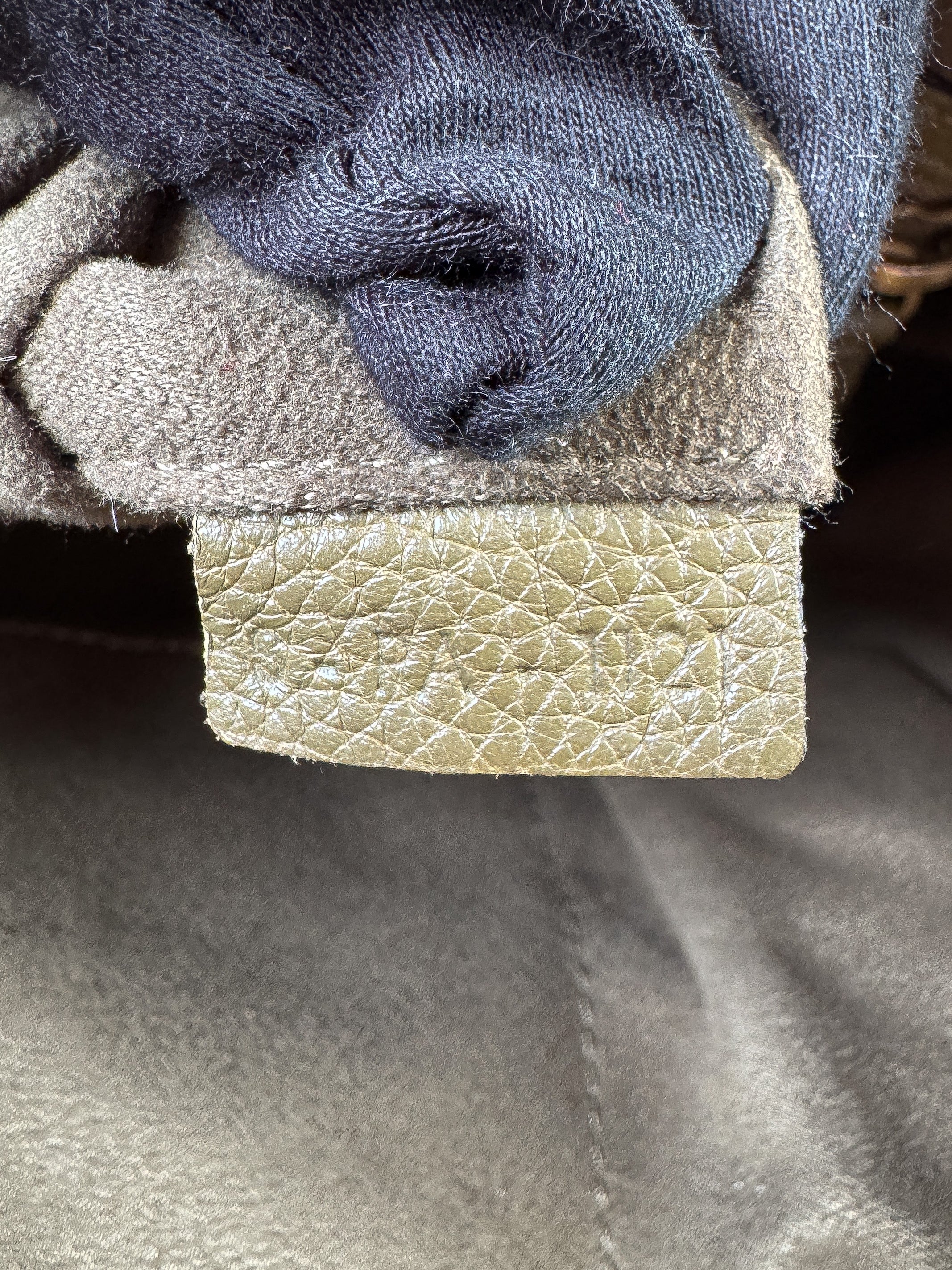 Celine olive leather mini luggage tote S-PA-1121