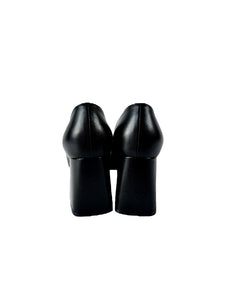 Gucci black leather Malaga Kid Horsebit 75mm Pumps size 40.5 643886