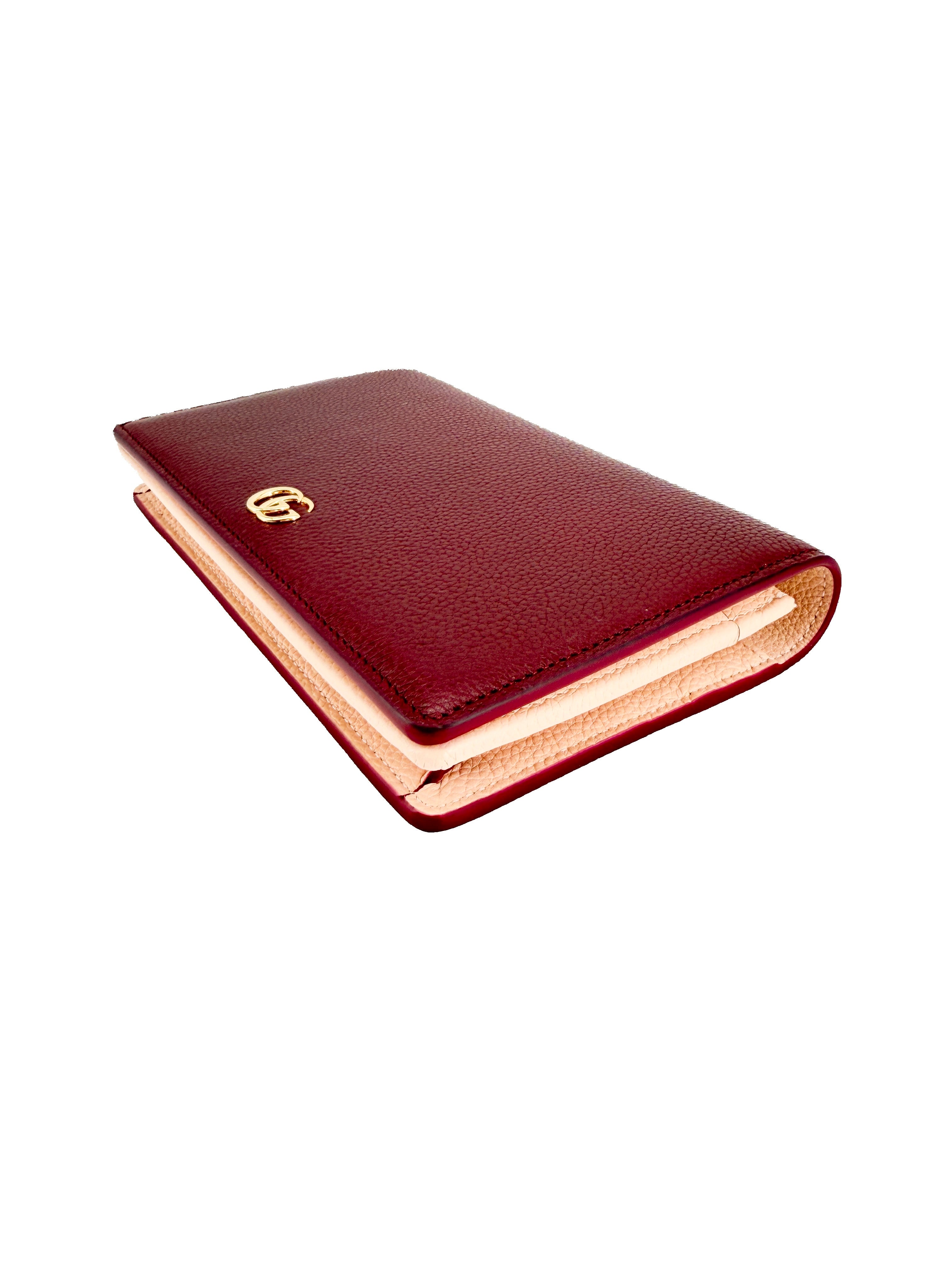 Gucci GG Marmont wallet on chain Rosso Ancora red and pink 497985-493075
