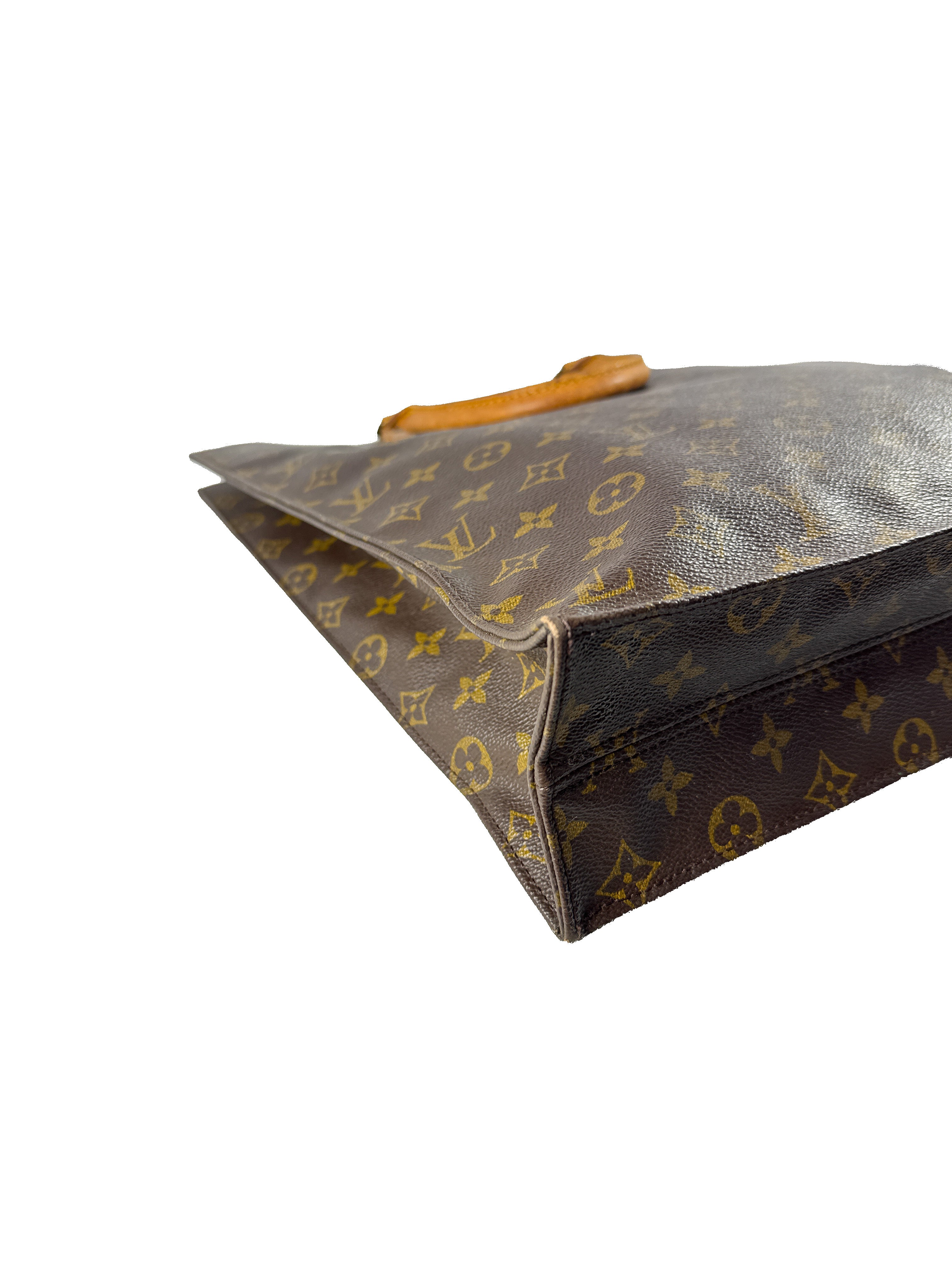 Louis Vuitton monogram Sac Plat tote 862