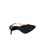 Chanel beige/black CC leather pumps size 38 (8)  D G29184