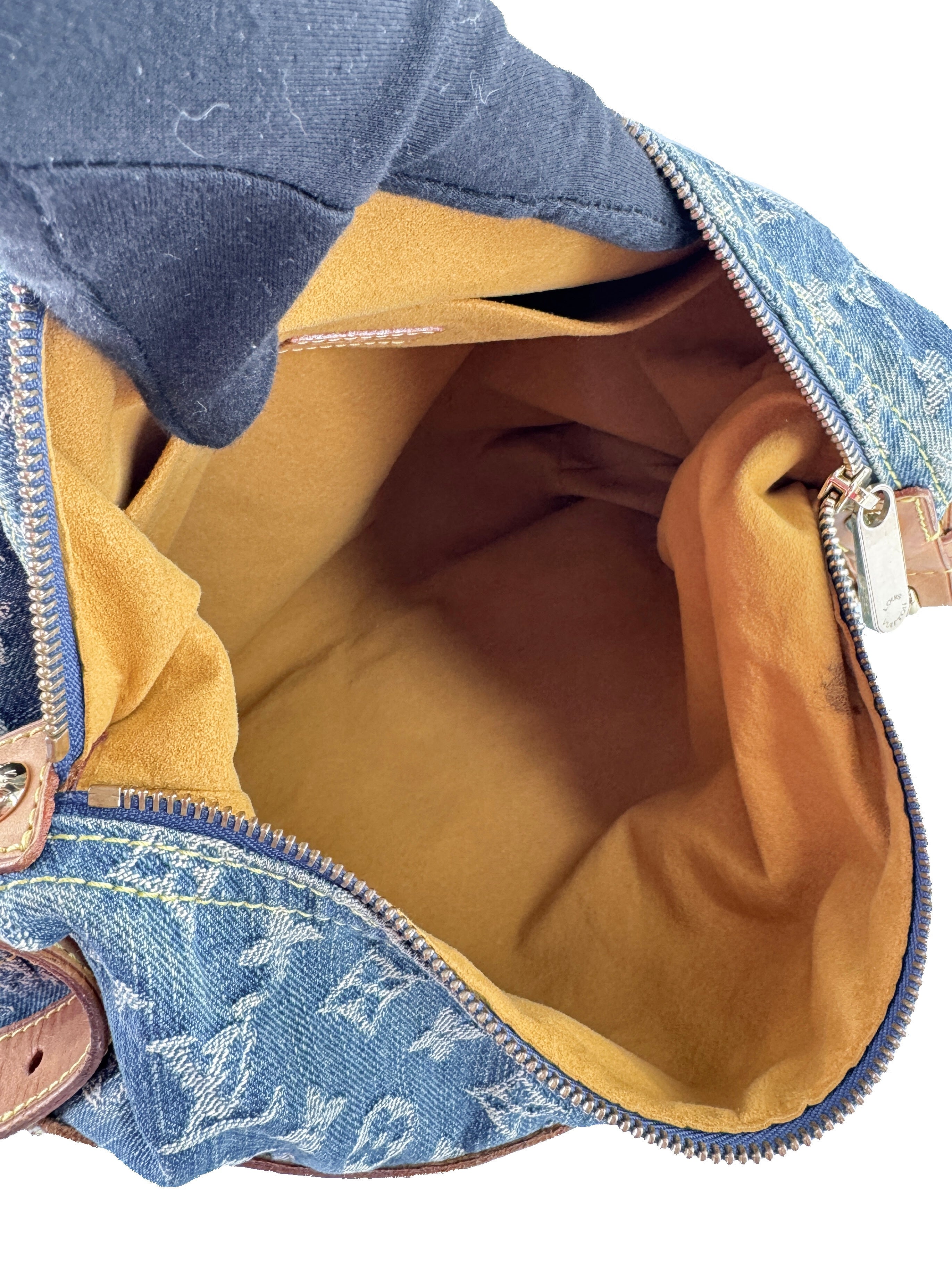 Louis Vuitton monogram denim Baggy GM FL1005