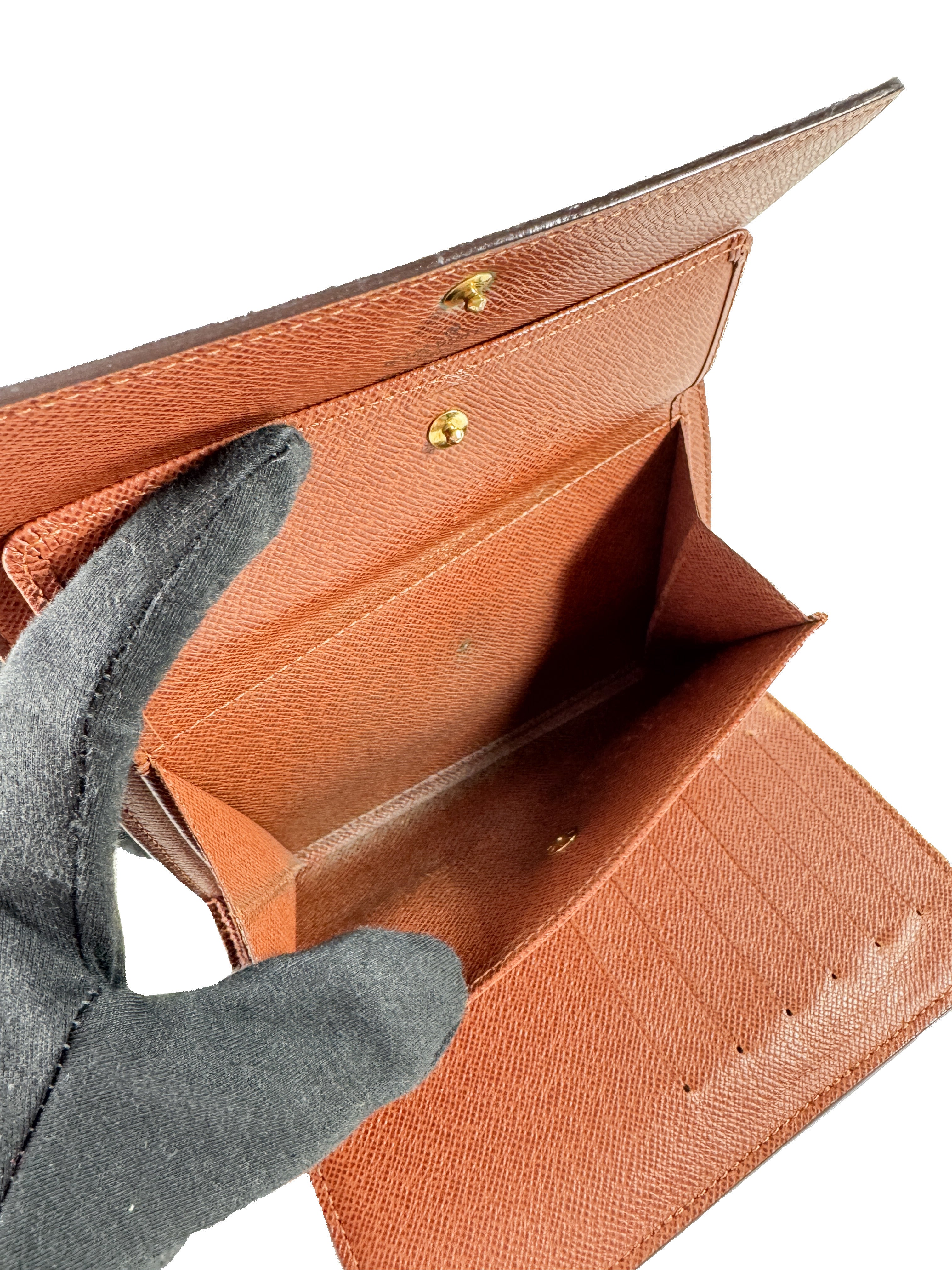 Louis Vuitton monogram porte tressor etui paper wallet SP0063