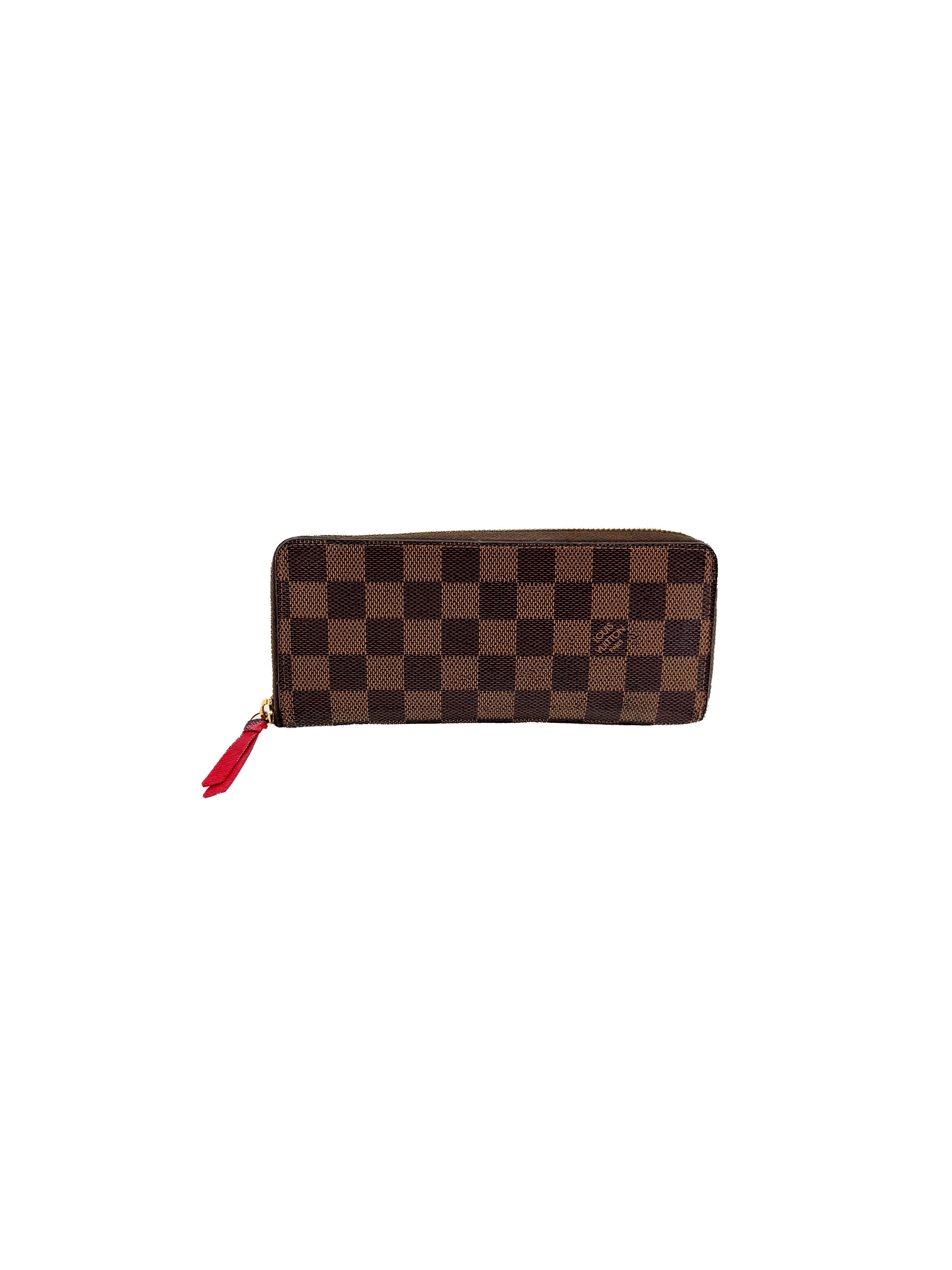 Louis Vuitton damier ebene Clemence wallet SF0281