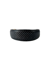 Louis Vuitton calfskin embossed monogram Loop black NFC