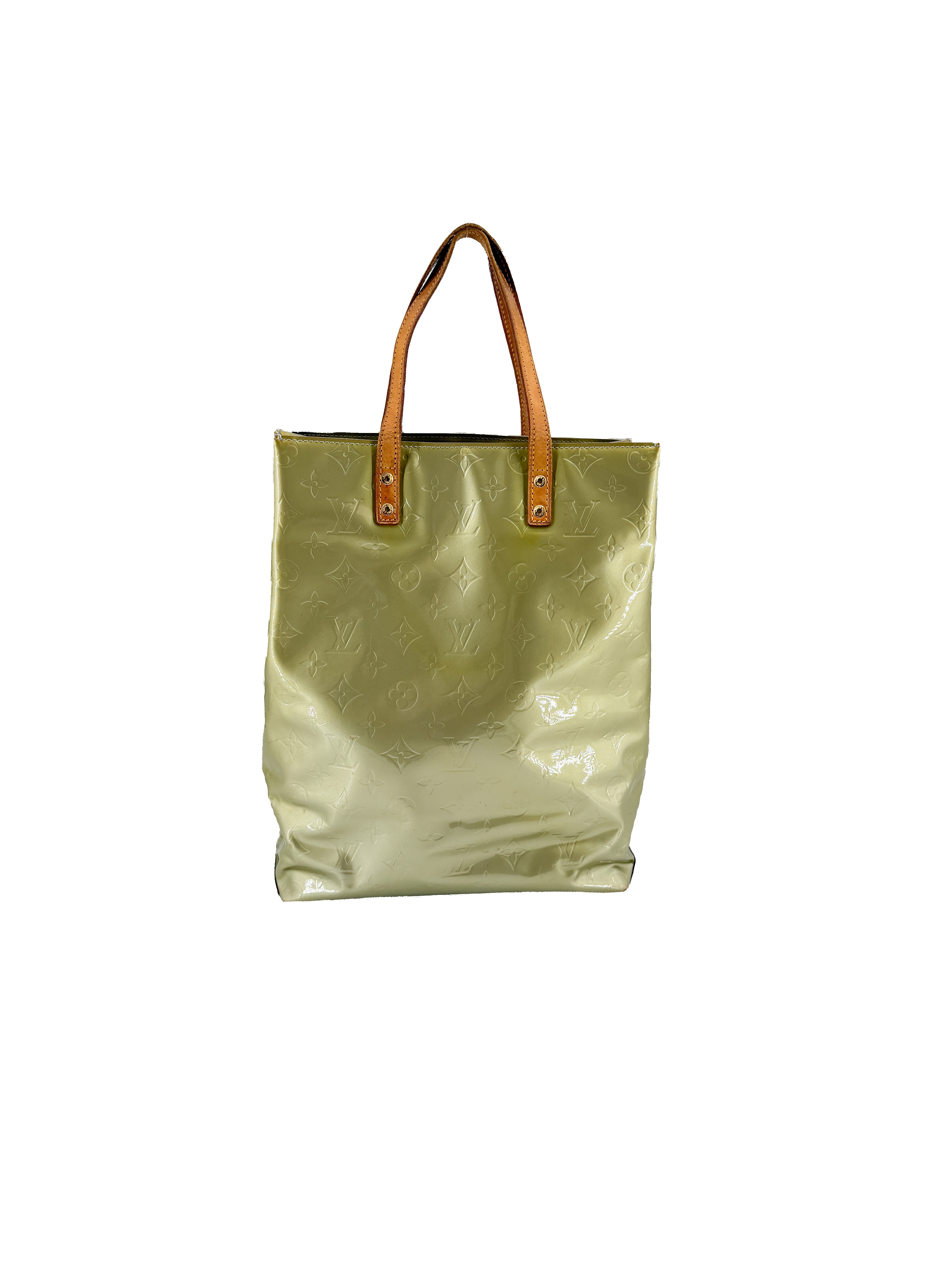 Louis Vuitton monogram vernis Reade MM tote TH0041