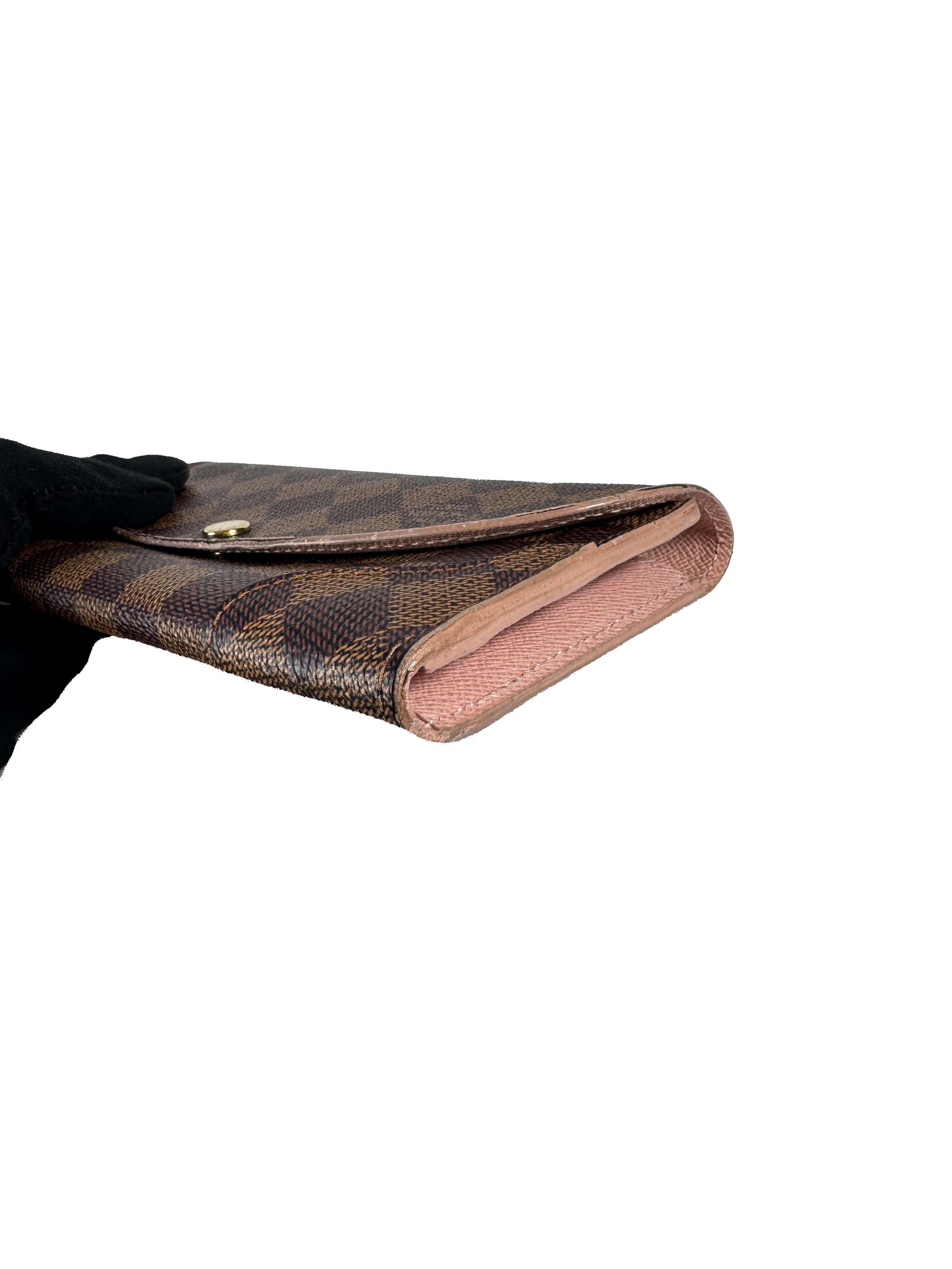 Louis Vuitton damier ebene Caissa wallet CA4175