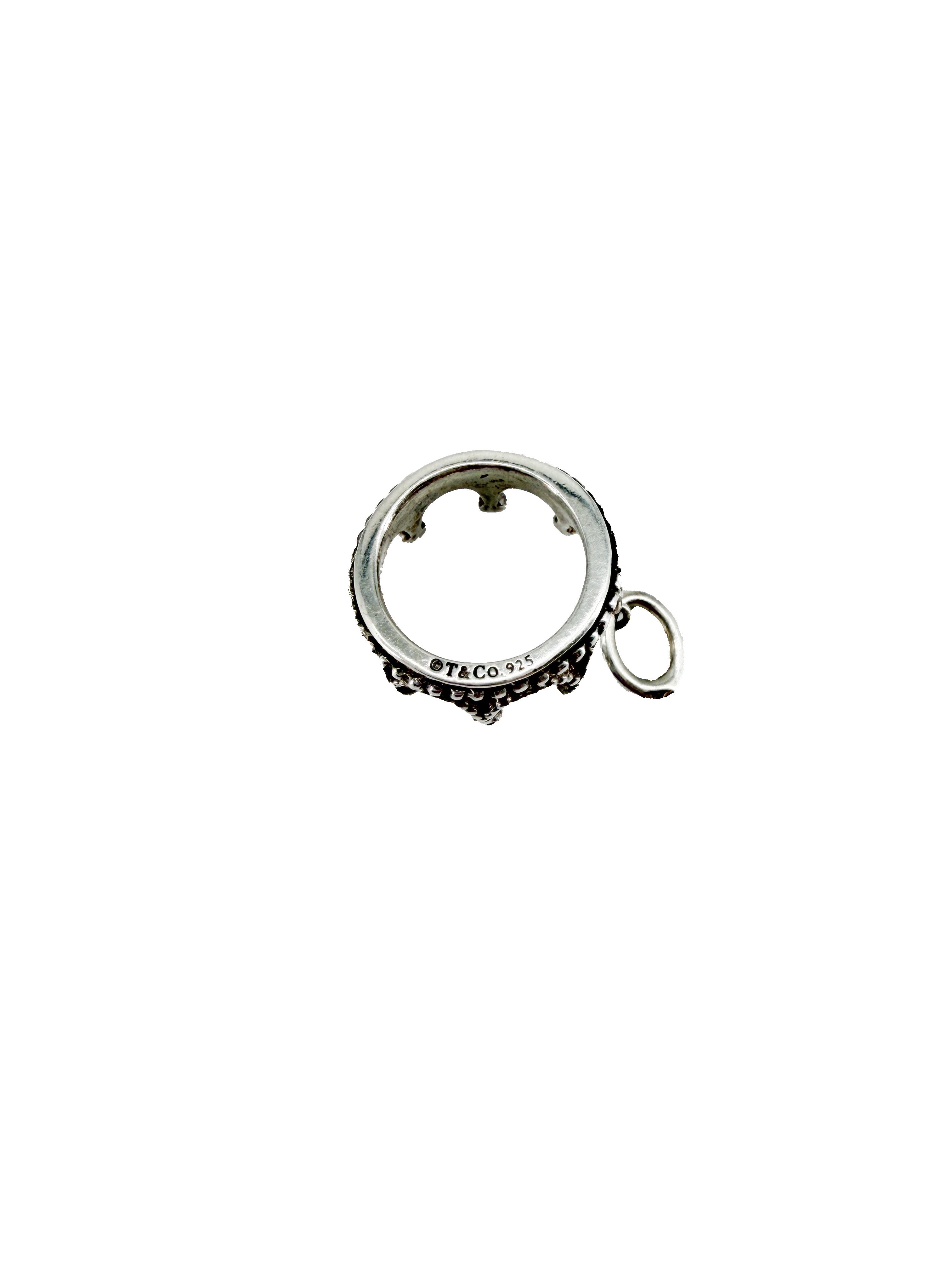 Tiffany & Co sterling silver crown charm
