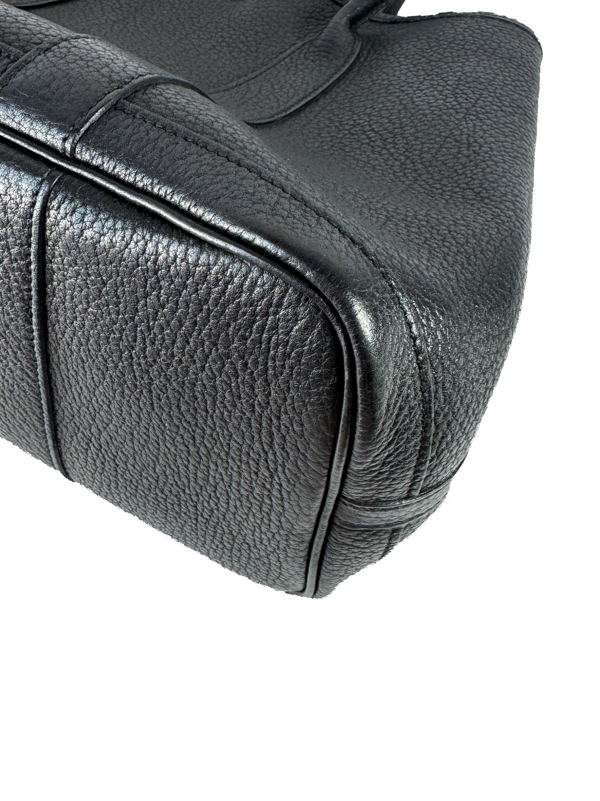 Hermès black Garden Party 30 negonda leather black