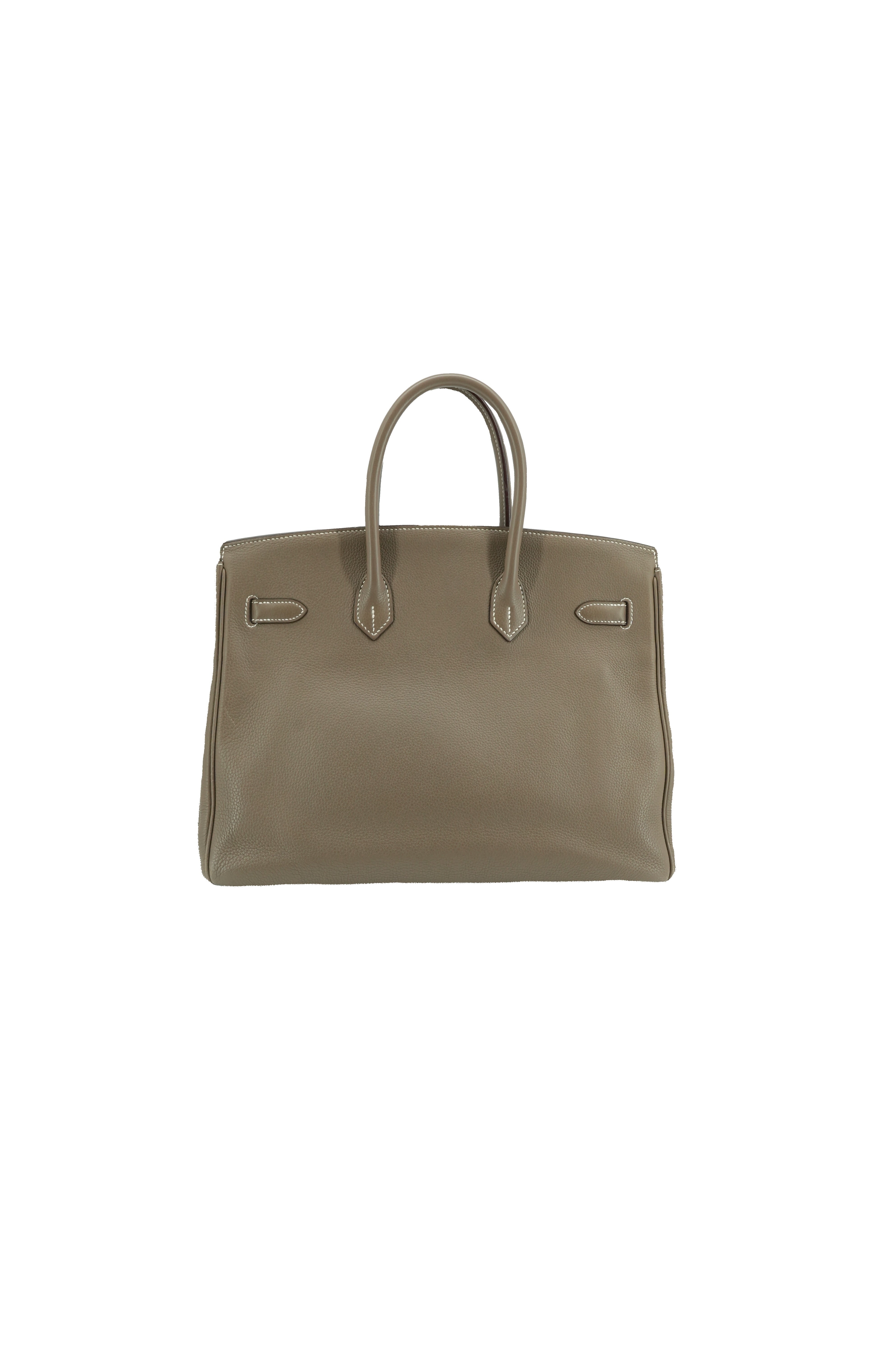 Hermès togo Birkin 35 Etoupe