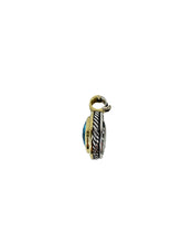 David Yurman Albion Blue Topaz Pendant in sterling silver and 18k yellow gold