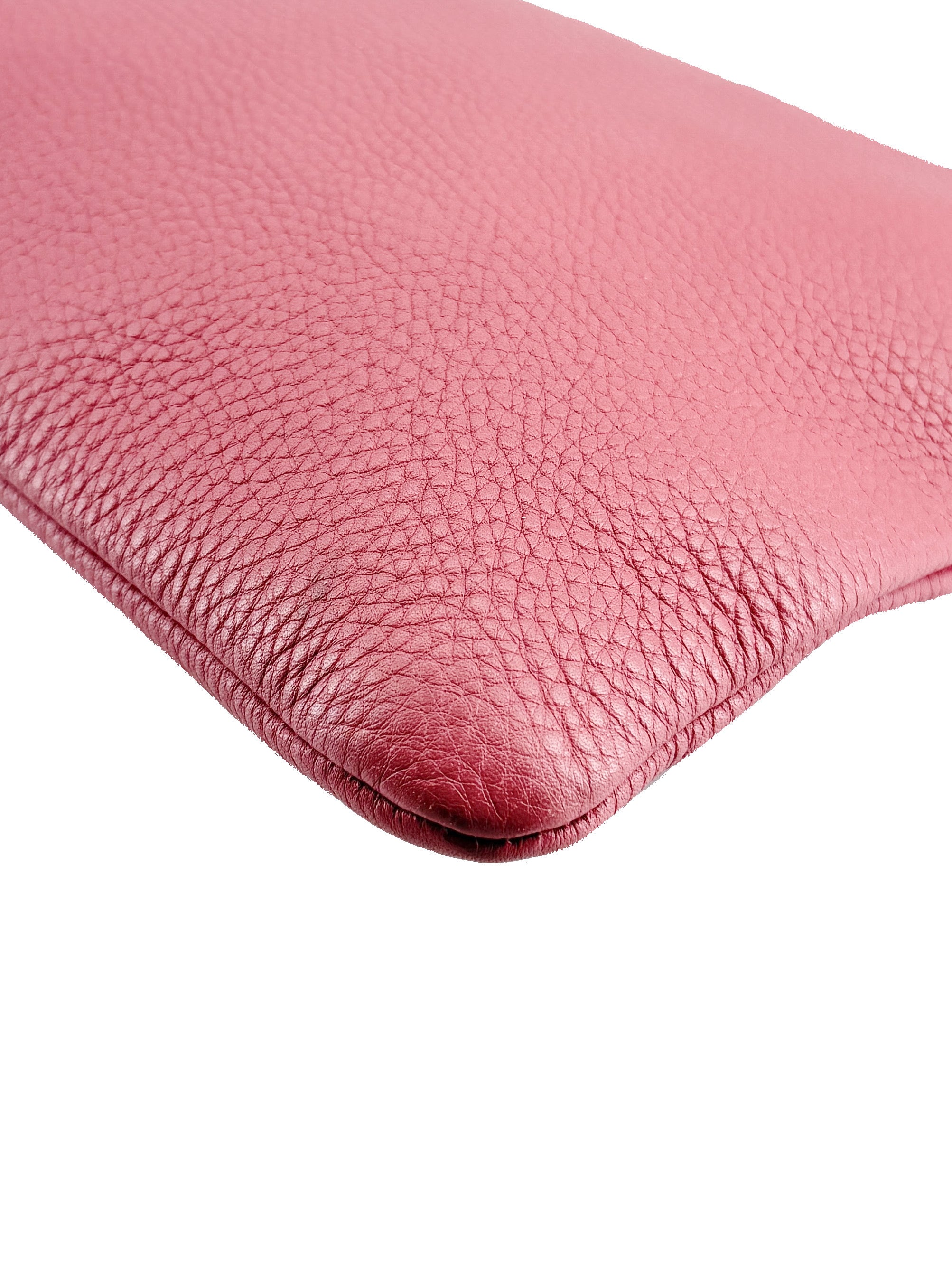 Gucci pink leather Bamboo tassel zip pouch 376858 213317