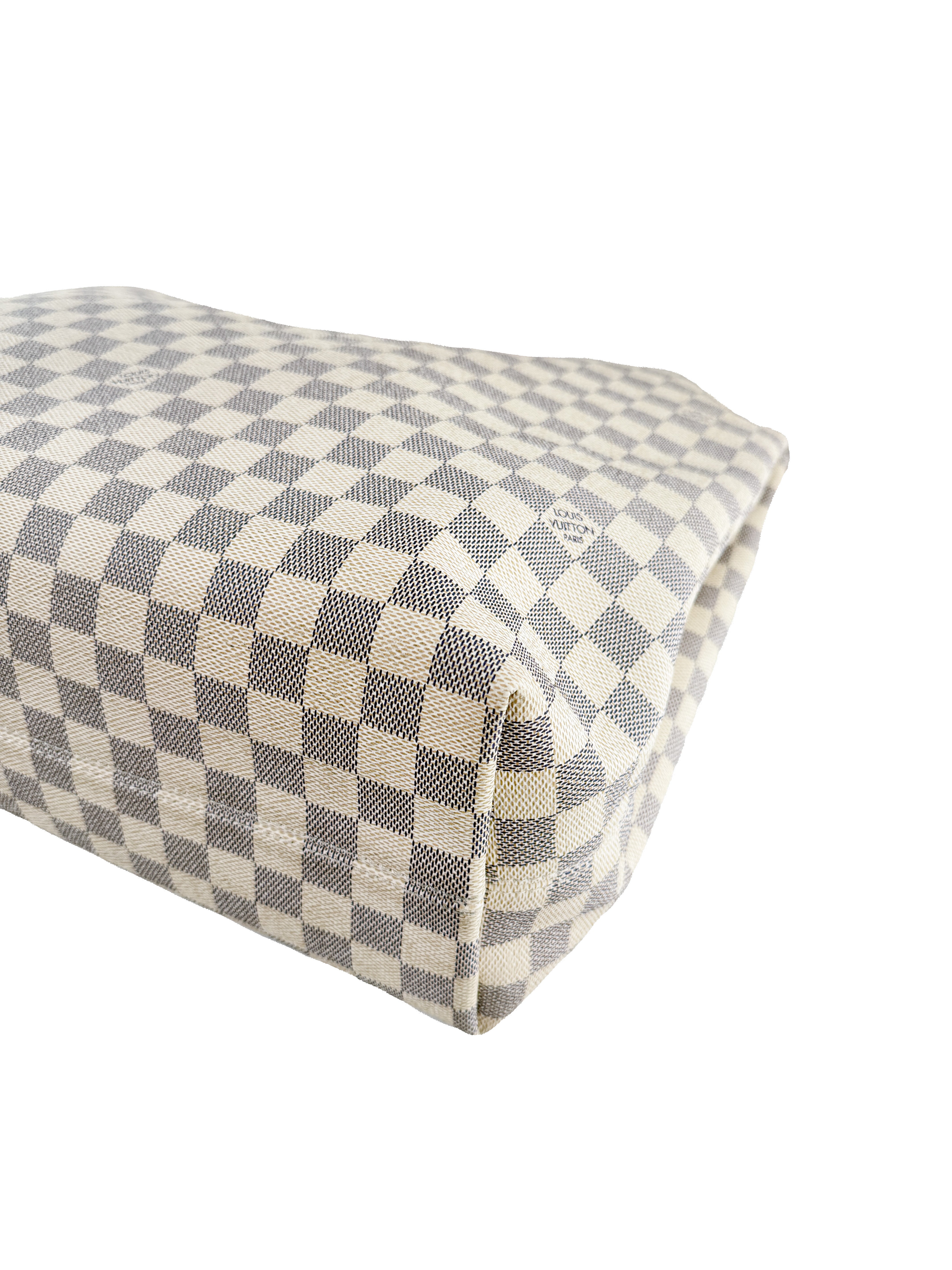 Louis Vuitton damier azur Graceful MM Rose Ballerine (NFC)