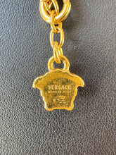 Versace black/gold Medusa head necklace