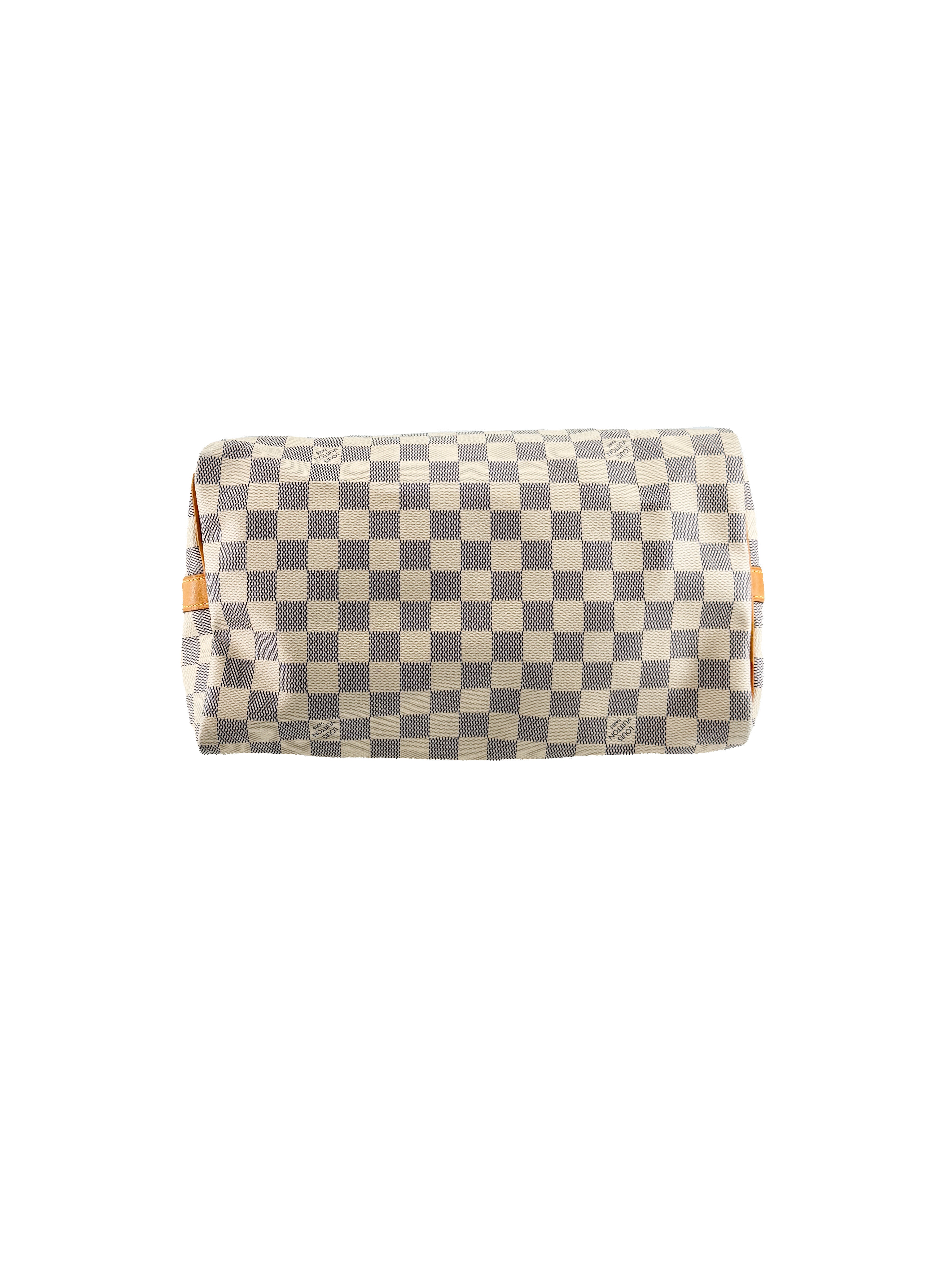 Louis Vuitton damier Azur Speedy 30 bandouliere SP1153
