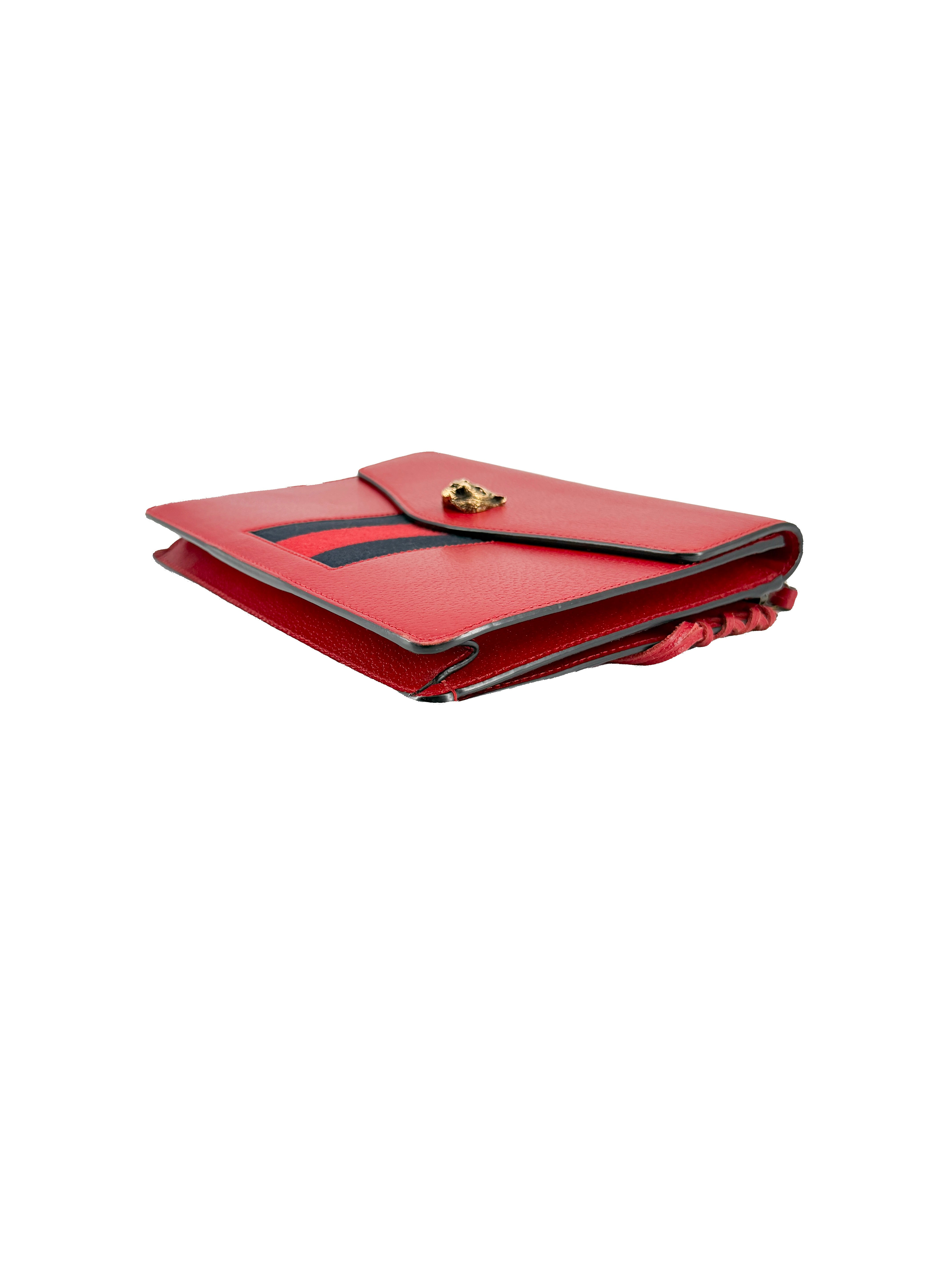 Gucci red Animalier shoulder bag 431283 493075