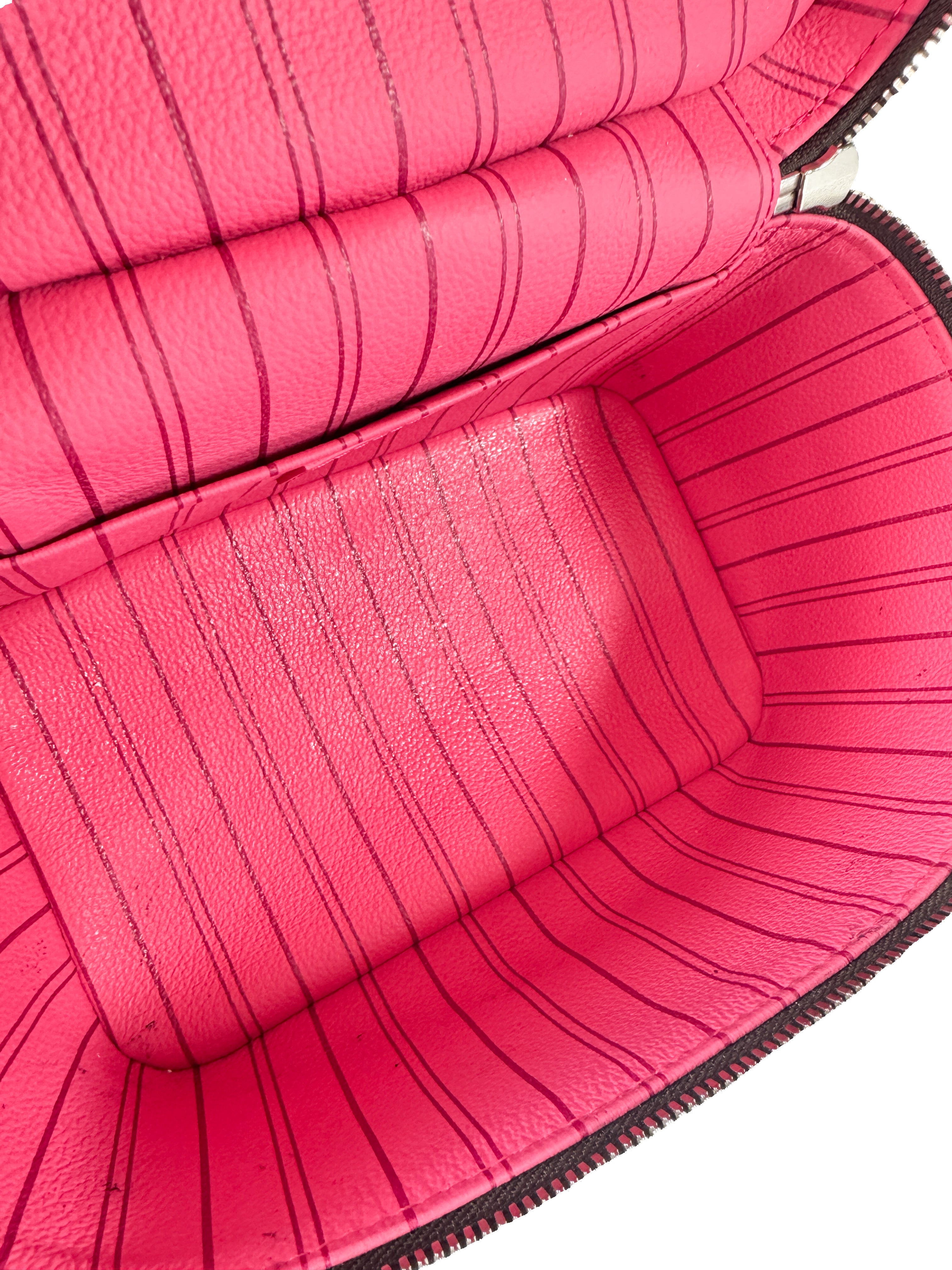 Louis Vuitton monogram pink Nice mini vanity NFC