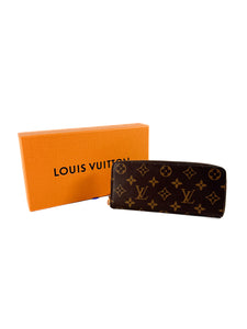 Louis Vuitton monogram Clemence wallet rose ballerine 2022 (microchip) box