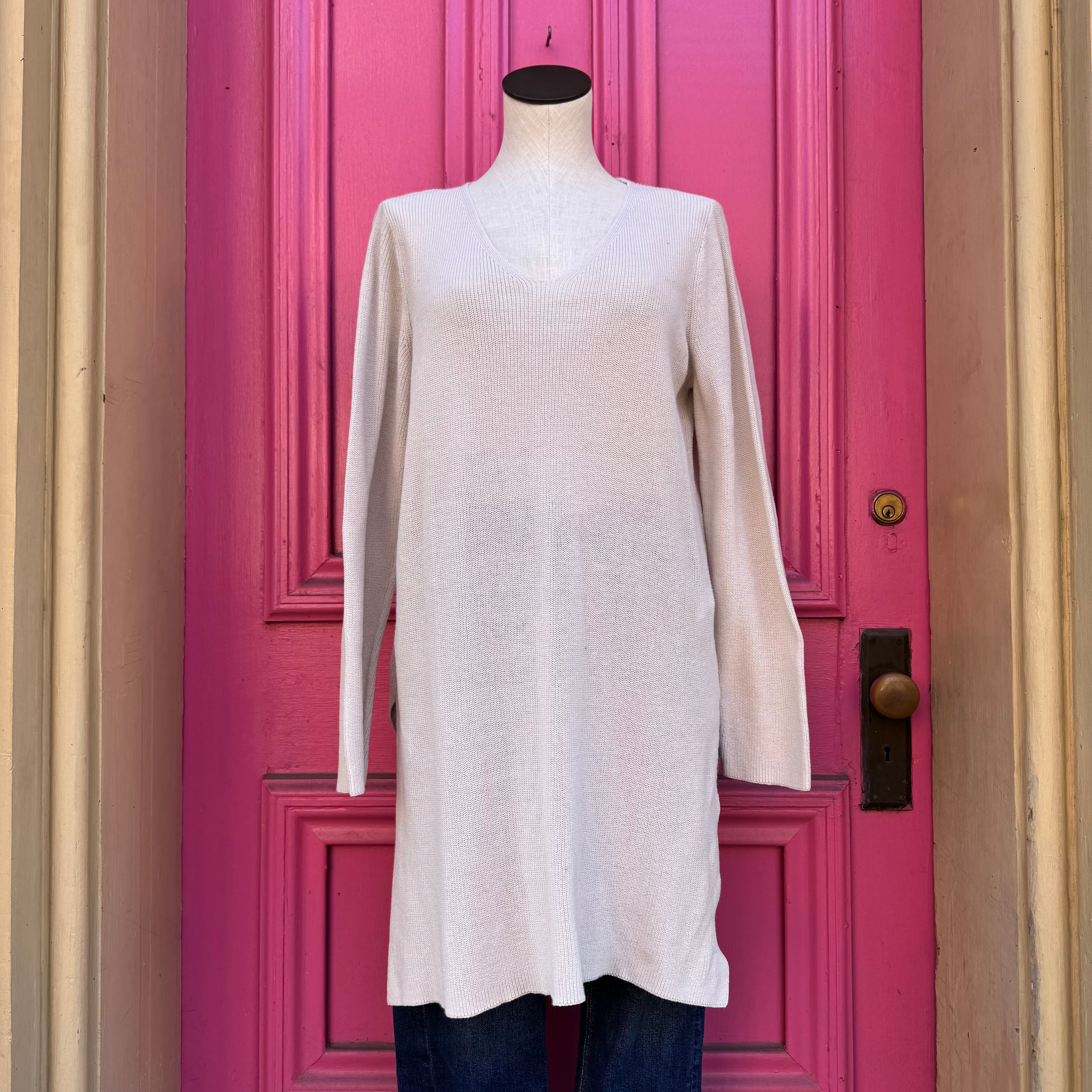 Eileen Fisher cream sweater size S
