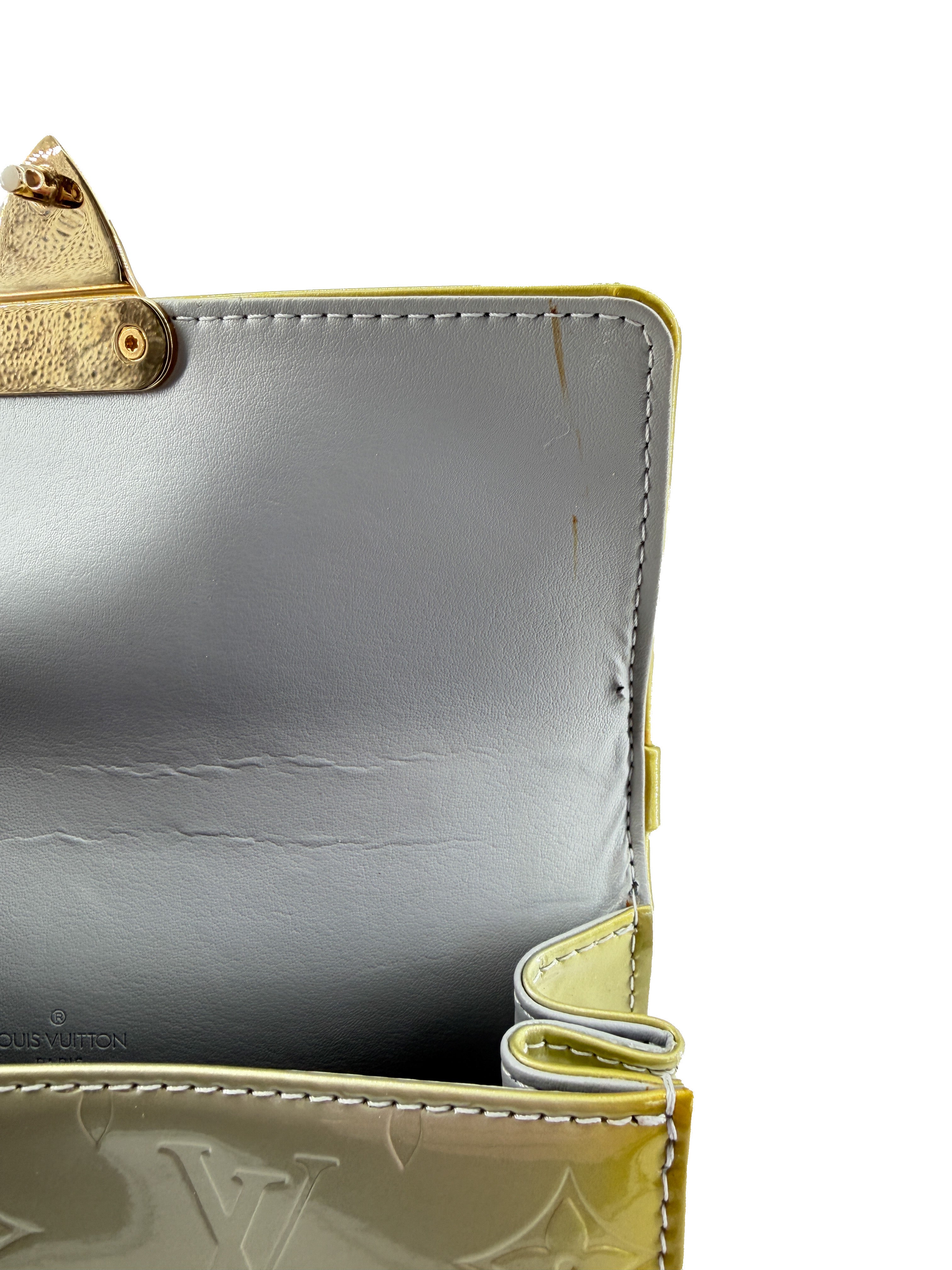 Louis Vuitton green vernis monogram Spring Street VI0021