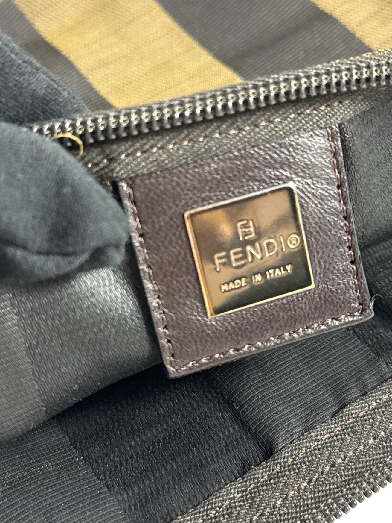 Fendi pequin striped nylon crossbody 2454/26523/098