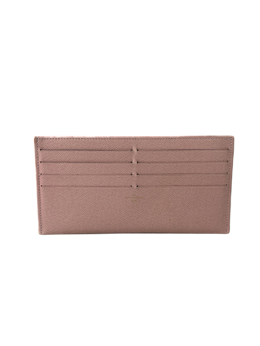 Louis Vuitton SLG Pink Leather Wallet Insert, New - No Box