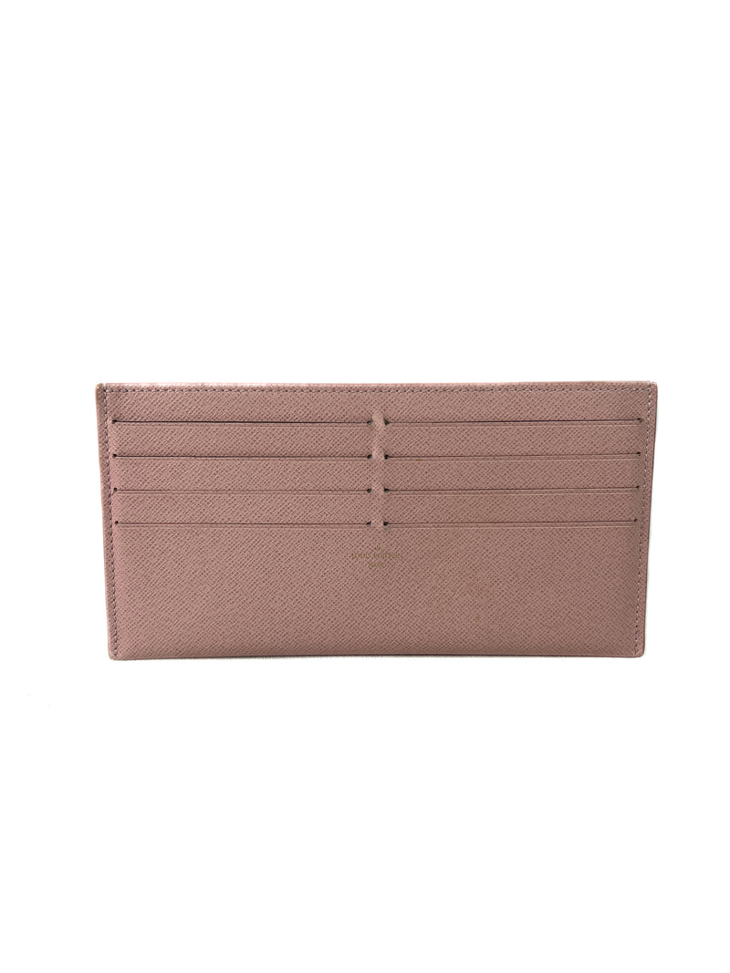 Louis Vuitton Light Pink Leather Long Card Holder Felicie Insert 13lk8 –  Bagriculture