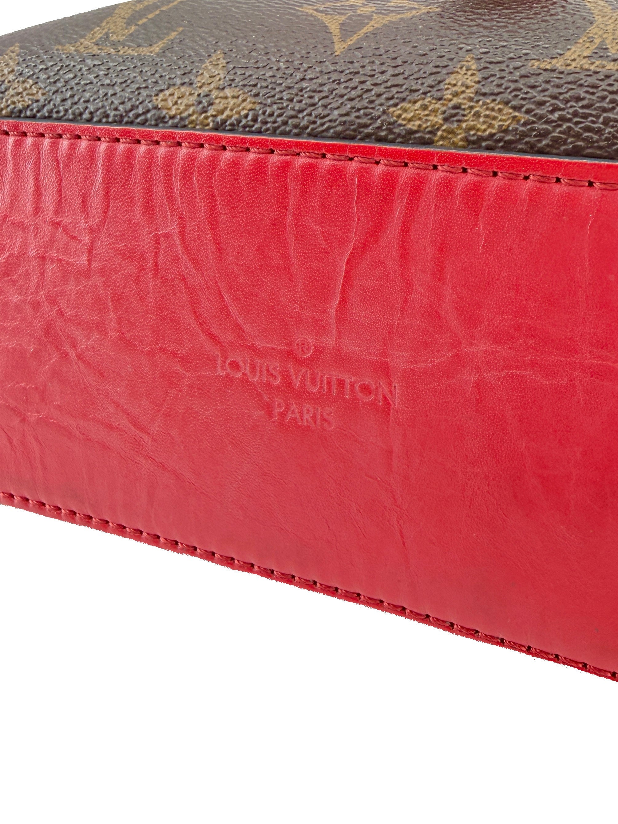 Louis Vuitton monogram red Saintonge CA2188