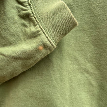 Clare V green purple Tiger pullover size M AS IS